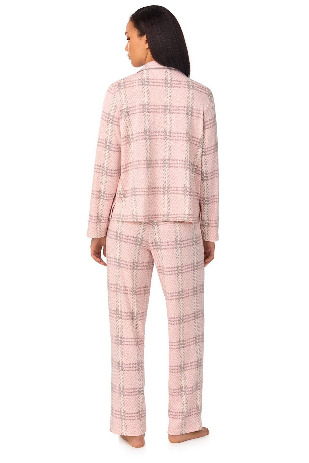 Піжама на ґудзиках YI80063 mauve plaid