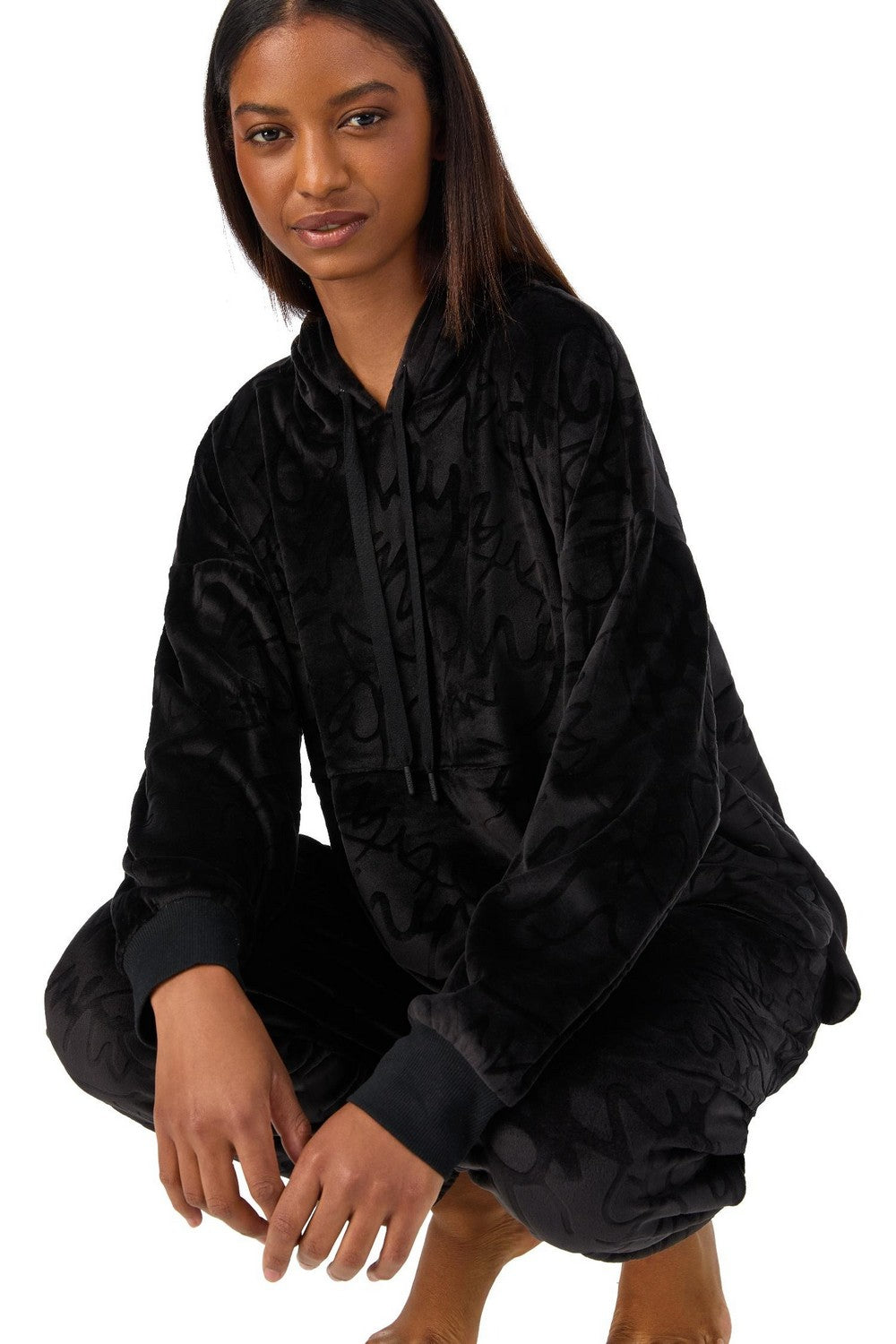 Домашний костюм с брюками YI80082 black