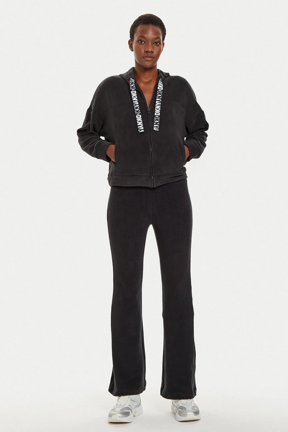 Спортивный костюм на молнии YI90023 black