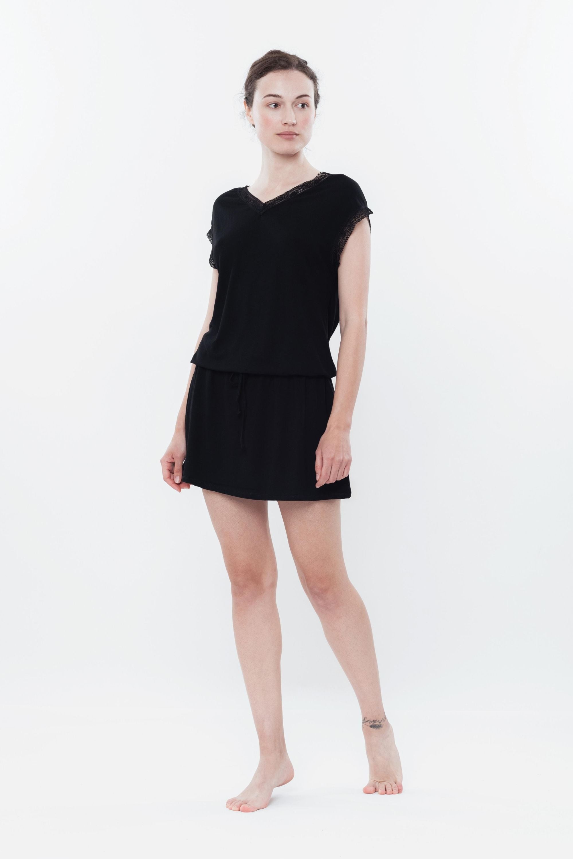 Туника с короткими рукавами 0202 black