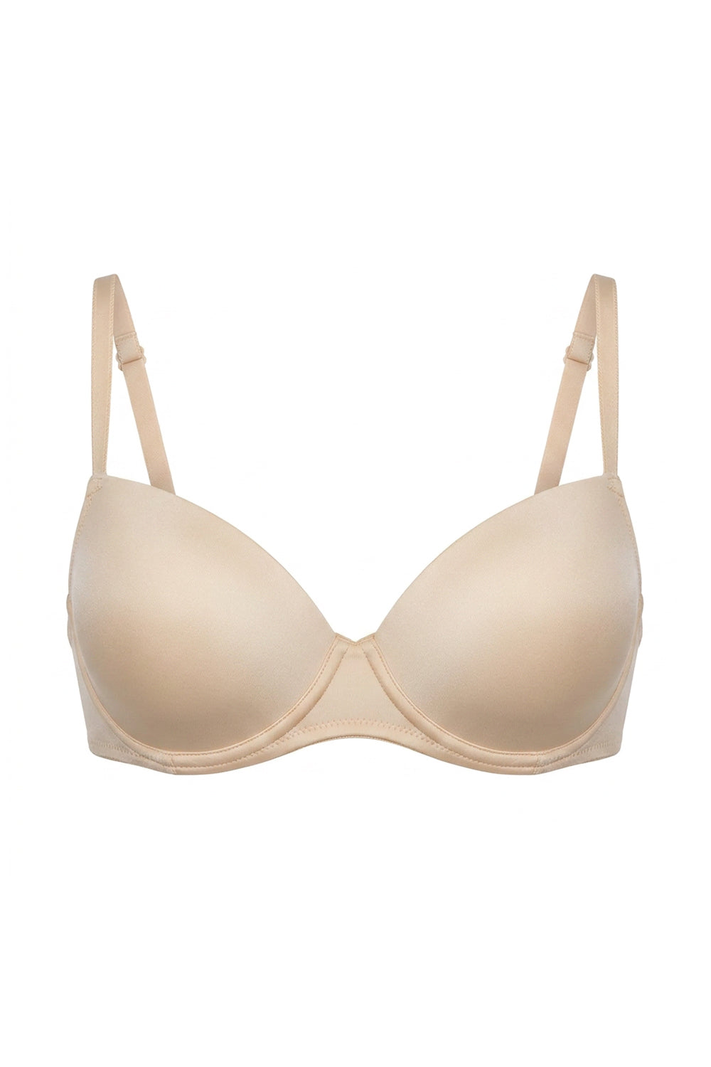 Гладкий бюстгальтер с поролоновыми чашками 1103 beige