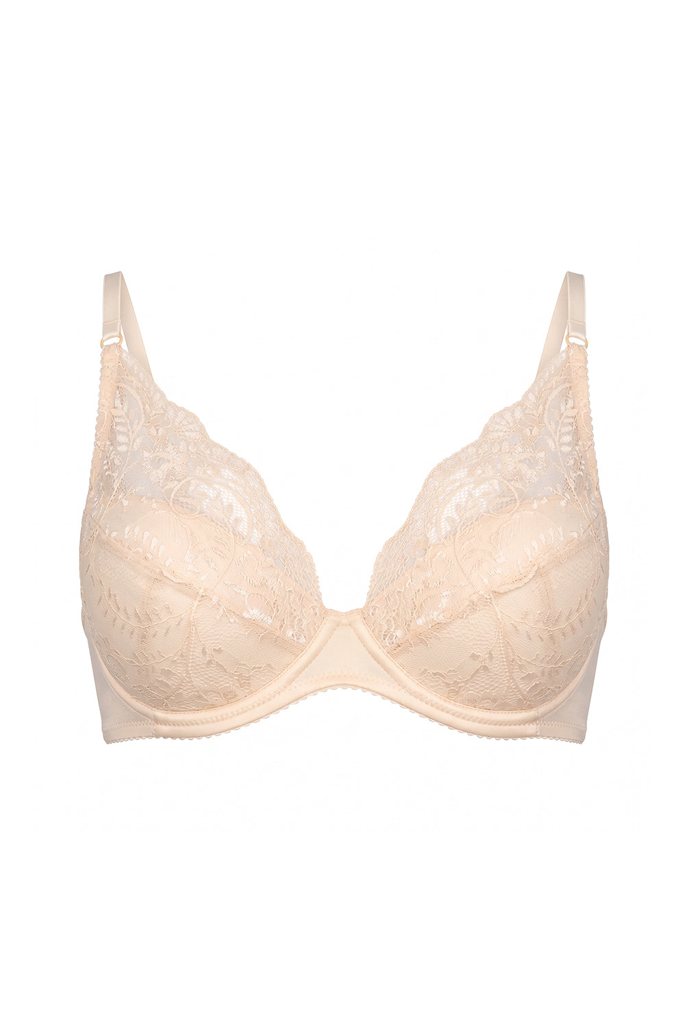 Кружевной бюстгальтер пуш-ап 1904/005 beige