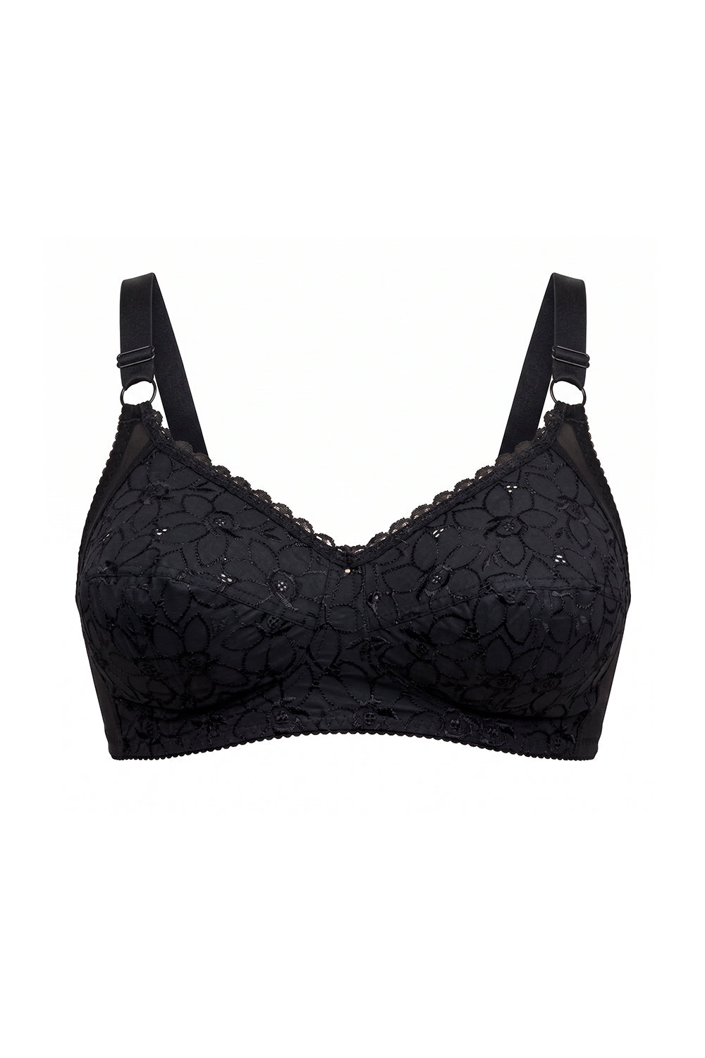 Хлопковый бюстгальтер без косточек 233 black