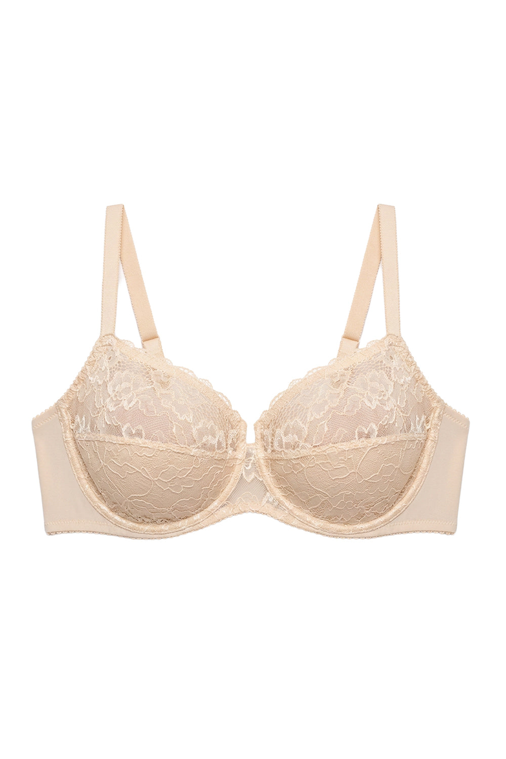 М'який бюстгальтер з мереживом 246/008 beige