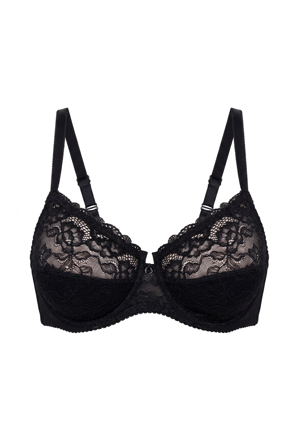 М'який бюстгальтер з мереживом 246/008 black