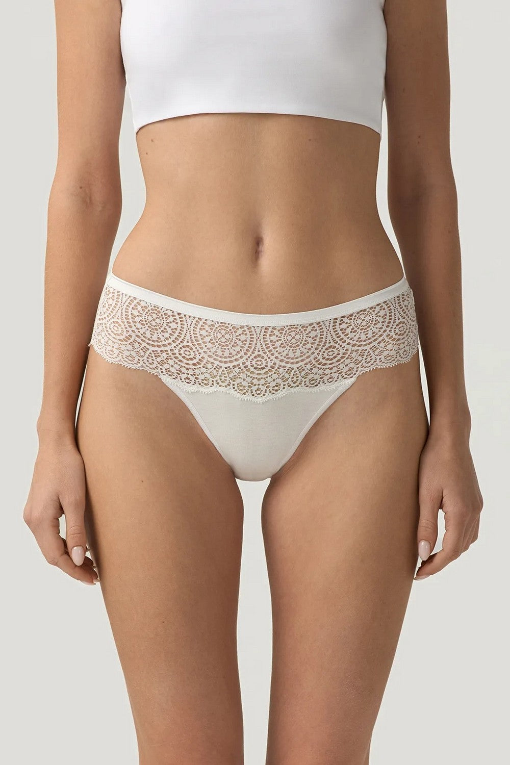 трусики сліпи з мереживом LBIA 300/19/04 Elva (2 шт.) milk