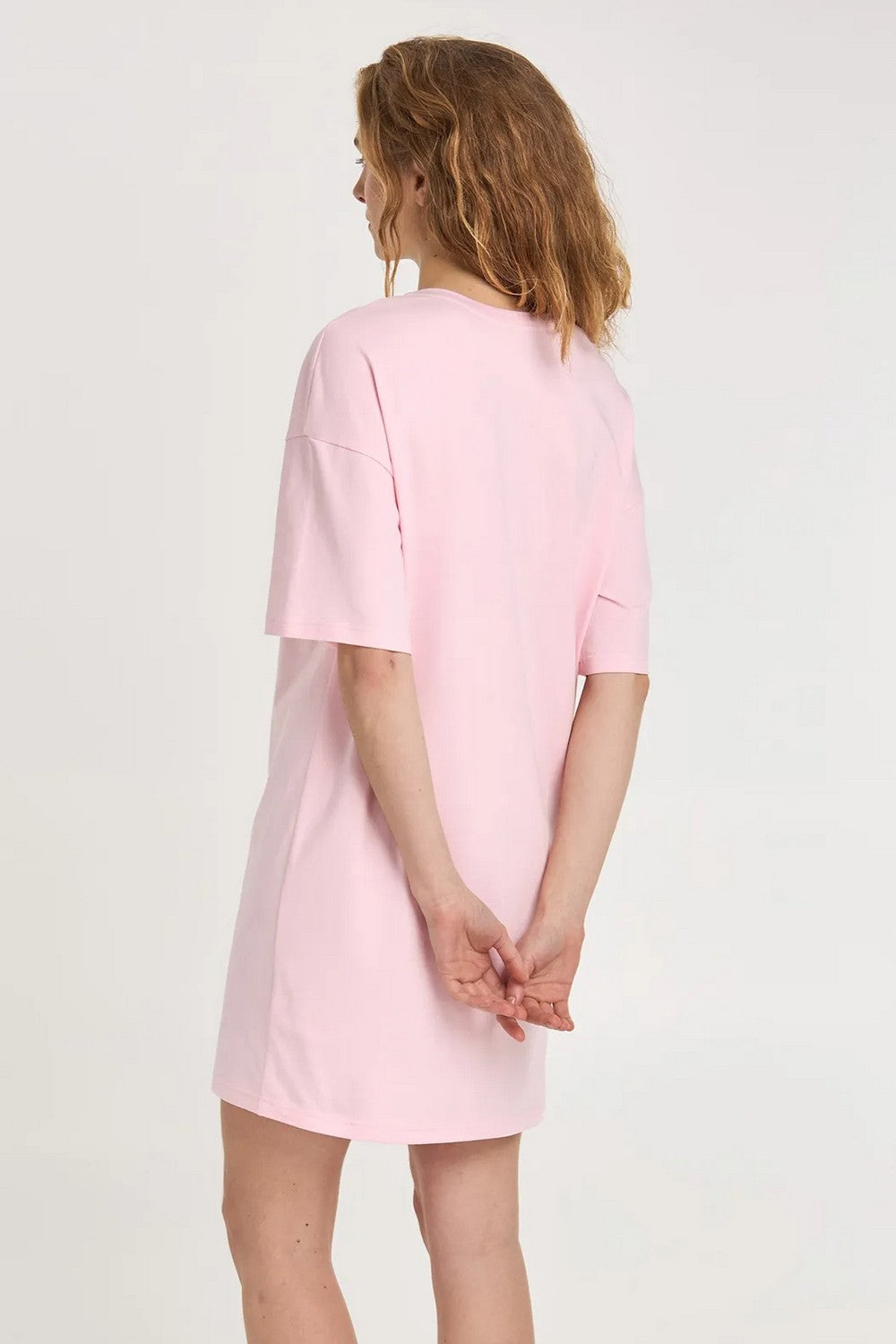 Ночная сорочка с надписью LDK 121/48/01 Pajamas rose