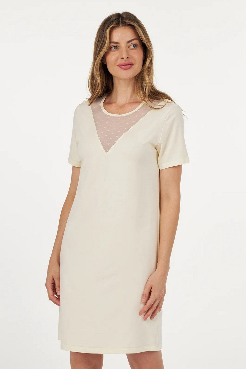 Ночная сорочка из модала LDM 103/25/01 Cecilia Creamy cream