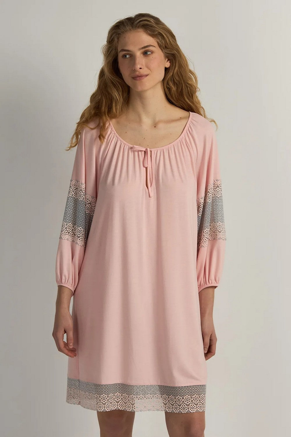 Нічна сорочка із зав'язками LDM 108/10/01 Katherine rose