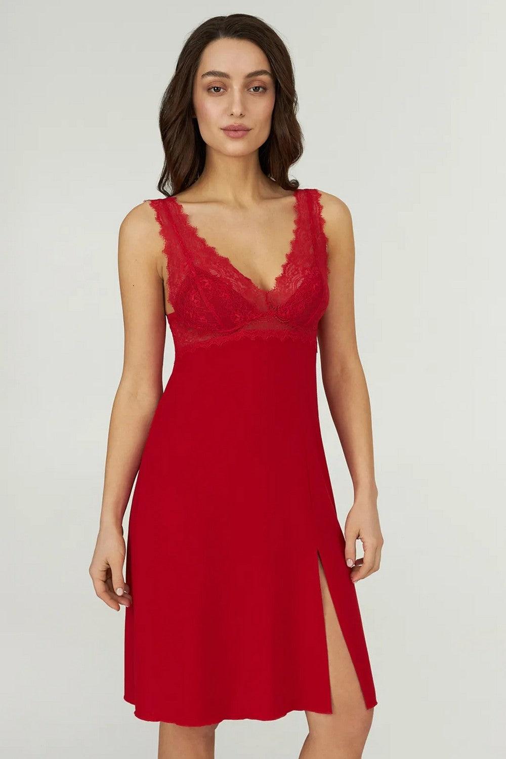 Ночная сорочка из модала LDM 111/13/01 Ruby red