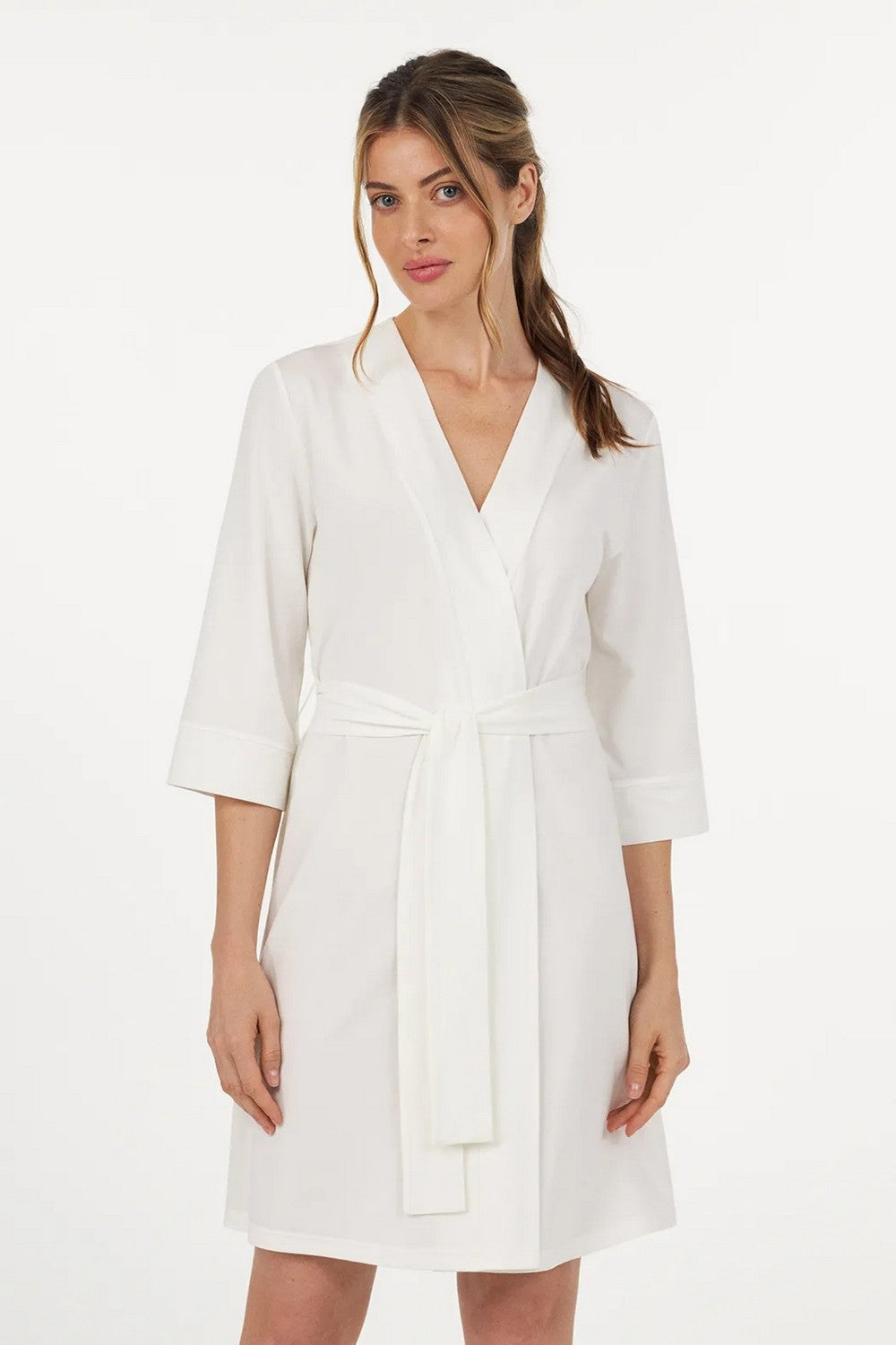 Халат из модала LGM 200/50/01 May White milk