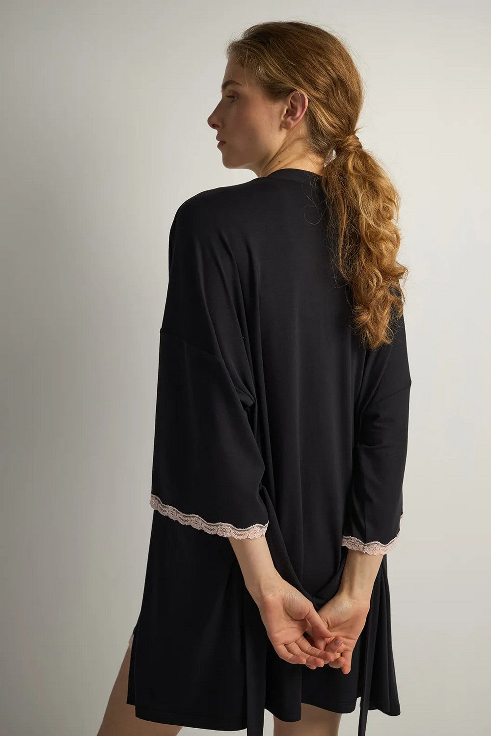 Халат из модала LGM 211/10/01 Vivi black