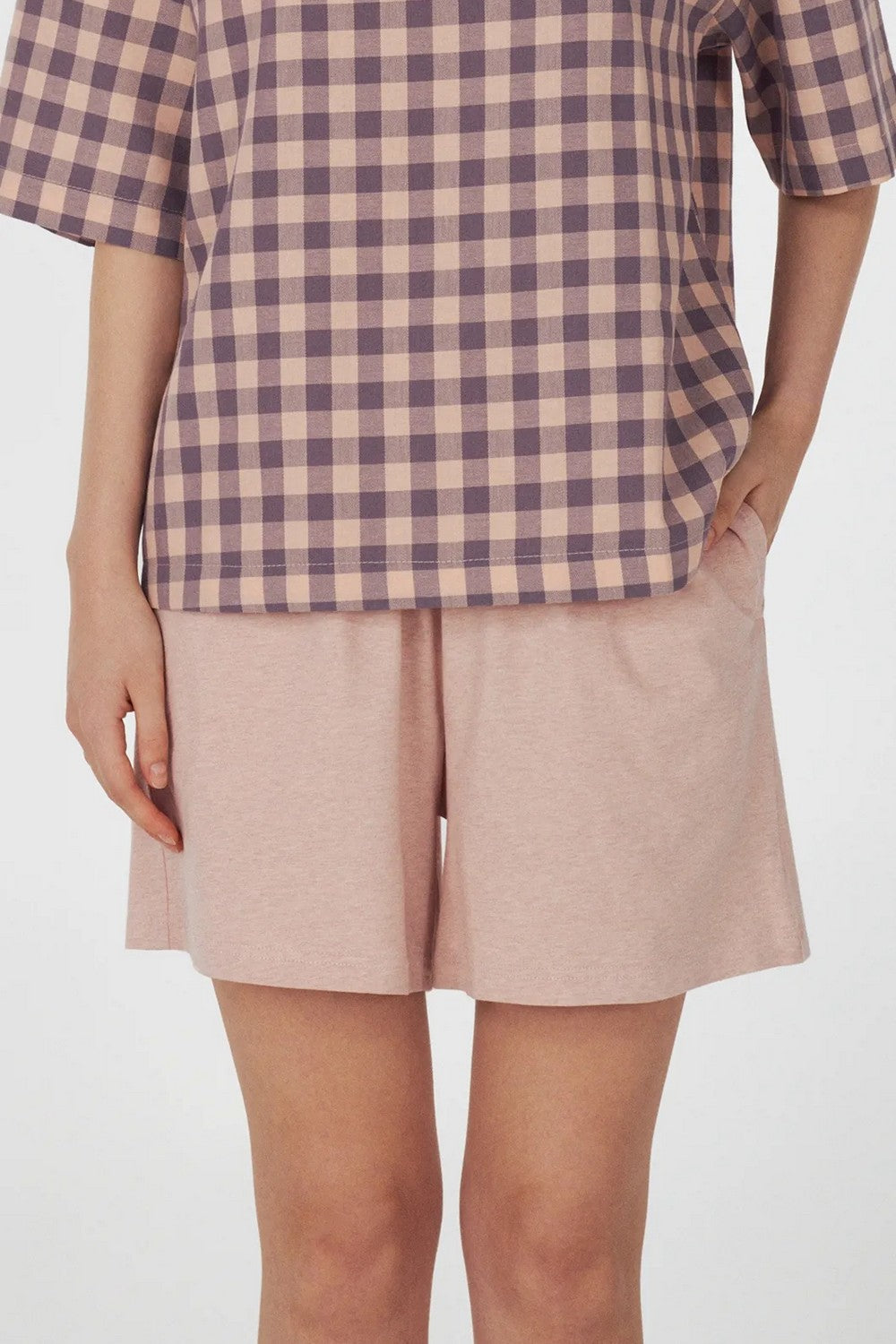 Пижамные шорты из хлопка LHK 70/23/01 Pleasure peachy