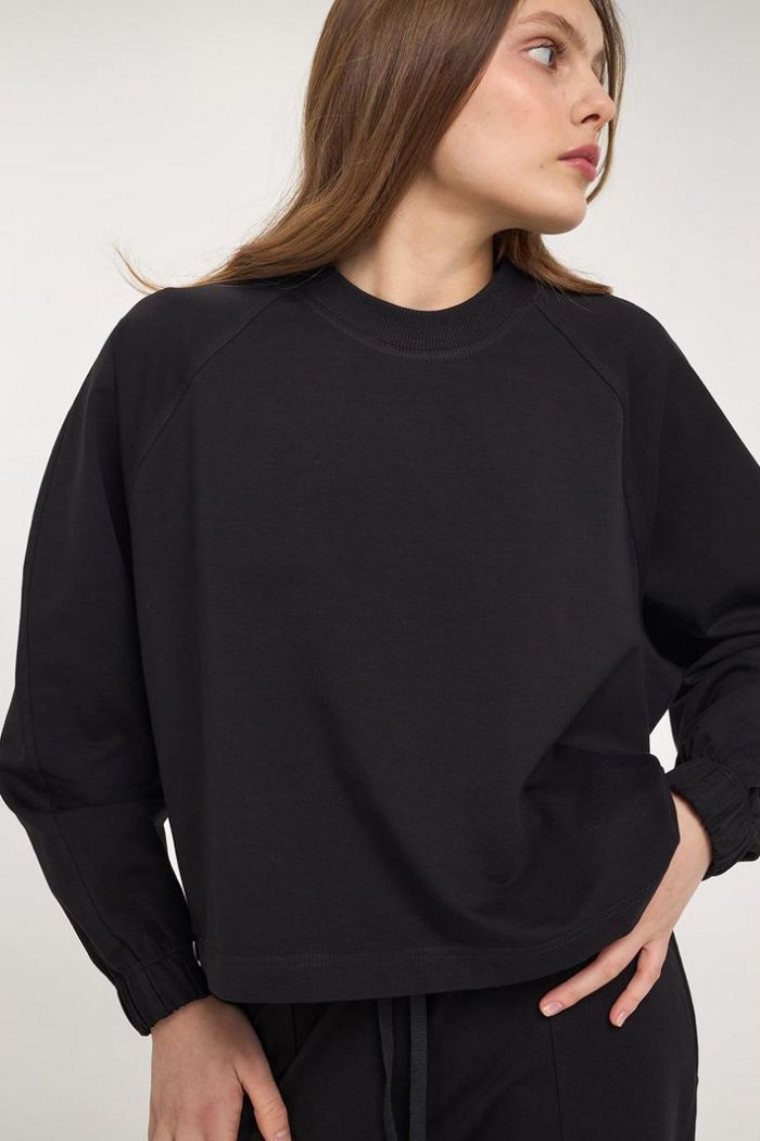 Кофта из хлопка LKD 18/14/02 black