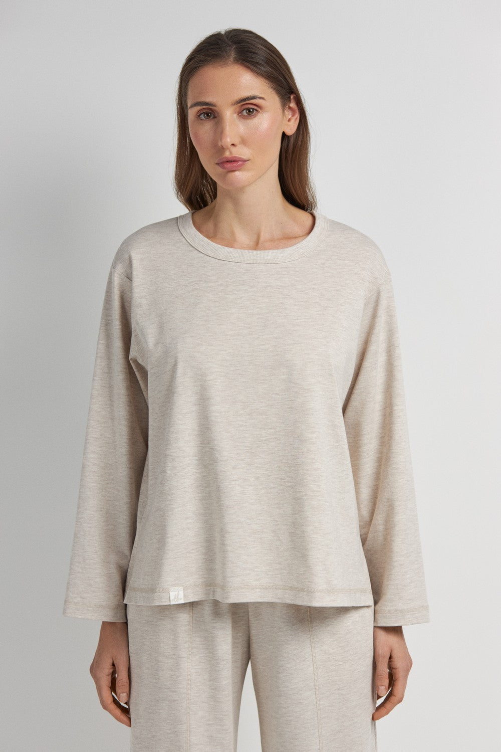 Кофта вільного крою LKK 07/16/03 Basic beige