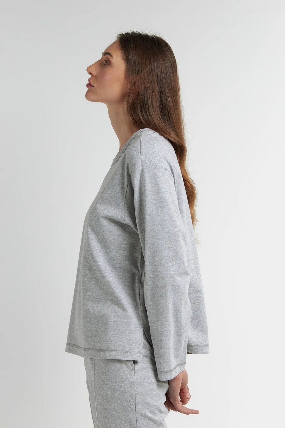 Кофта вільного крою LKK 07/16/06 Basic gray