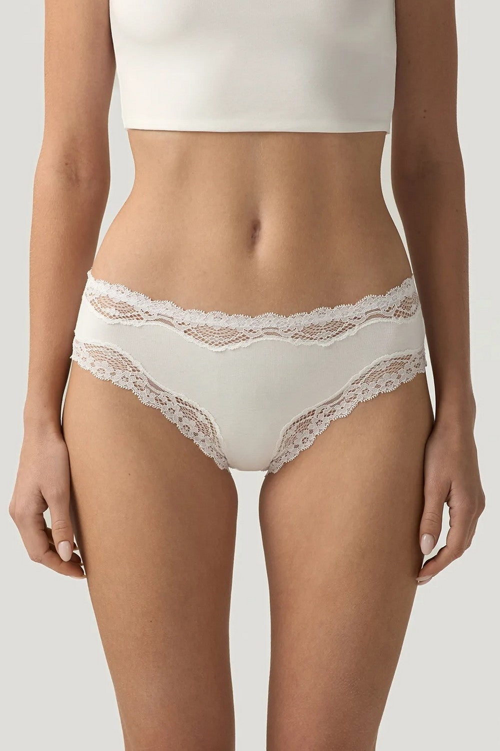 трусики сліпи з мереживом LMBM 301/01/04 Medellin (2 шт.) milk