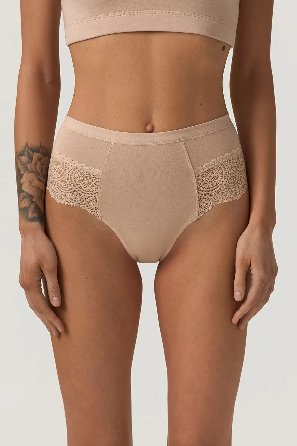 Високі трусики сліпи LMDM 307/16/03 Elva (2 шт.) beige