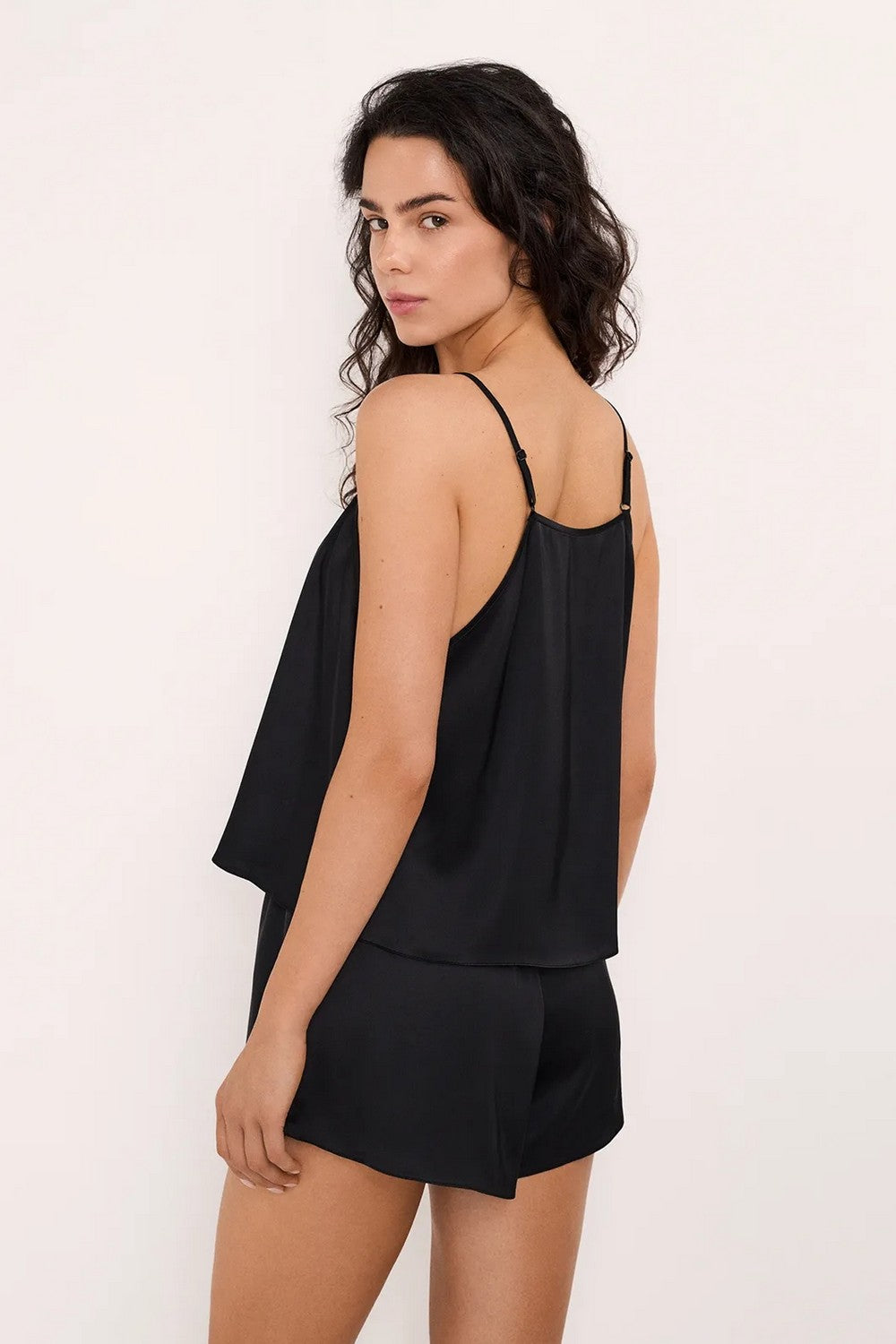 Піжама зі шортами LPS 4772/20/01 Harmony black Ellen