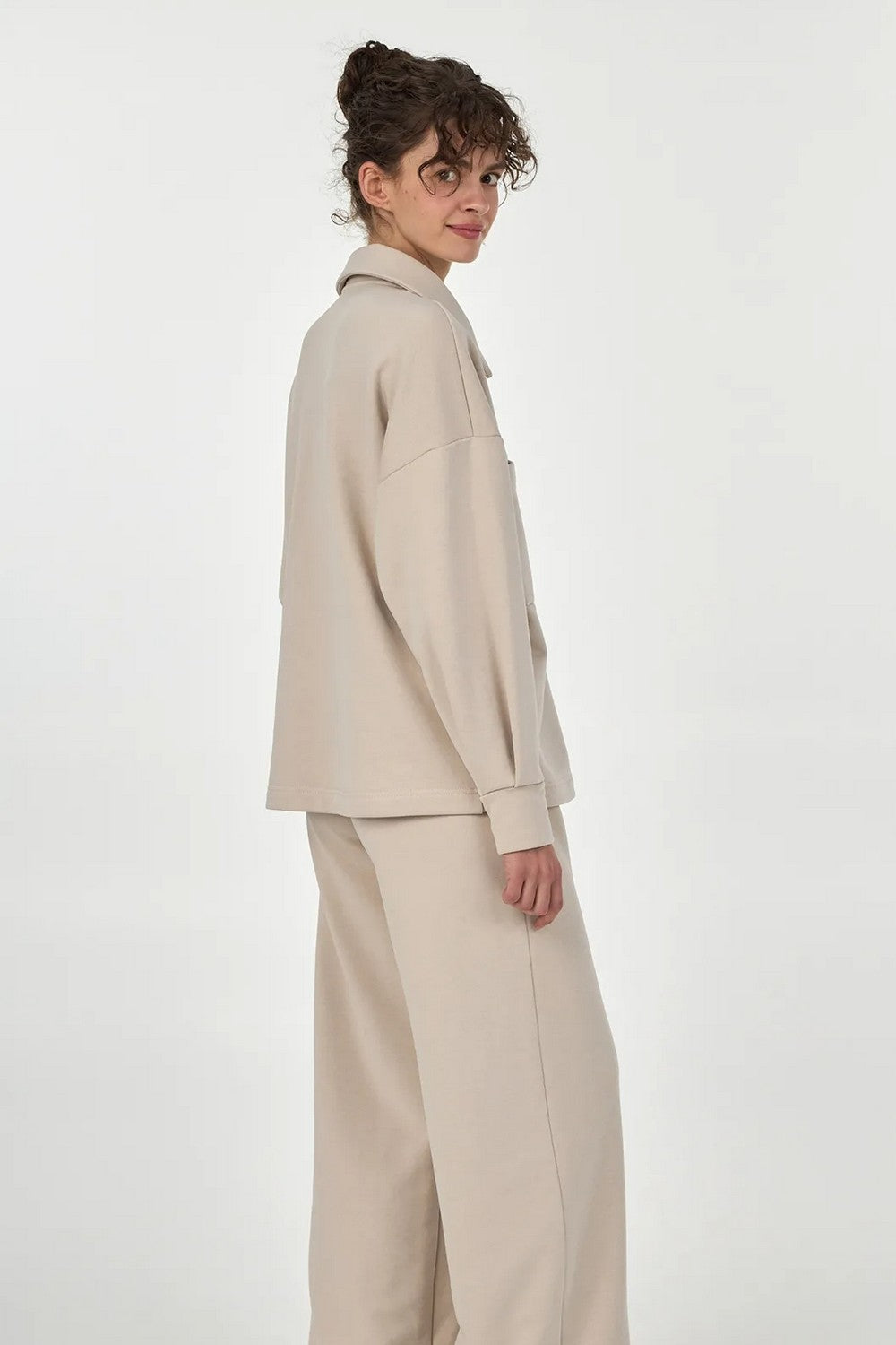 Хлопковый костюм на пуговицах LPT 5586/02/02 Paloma Beige