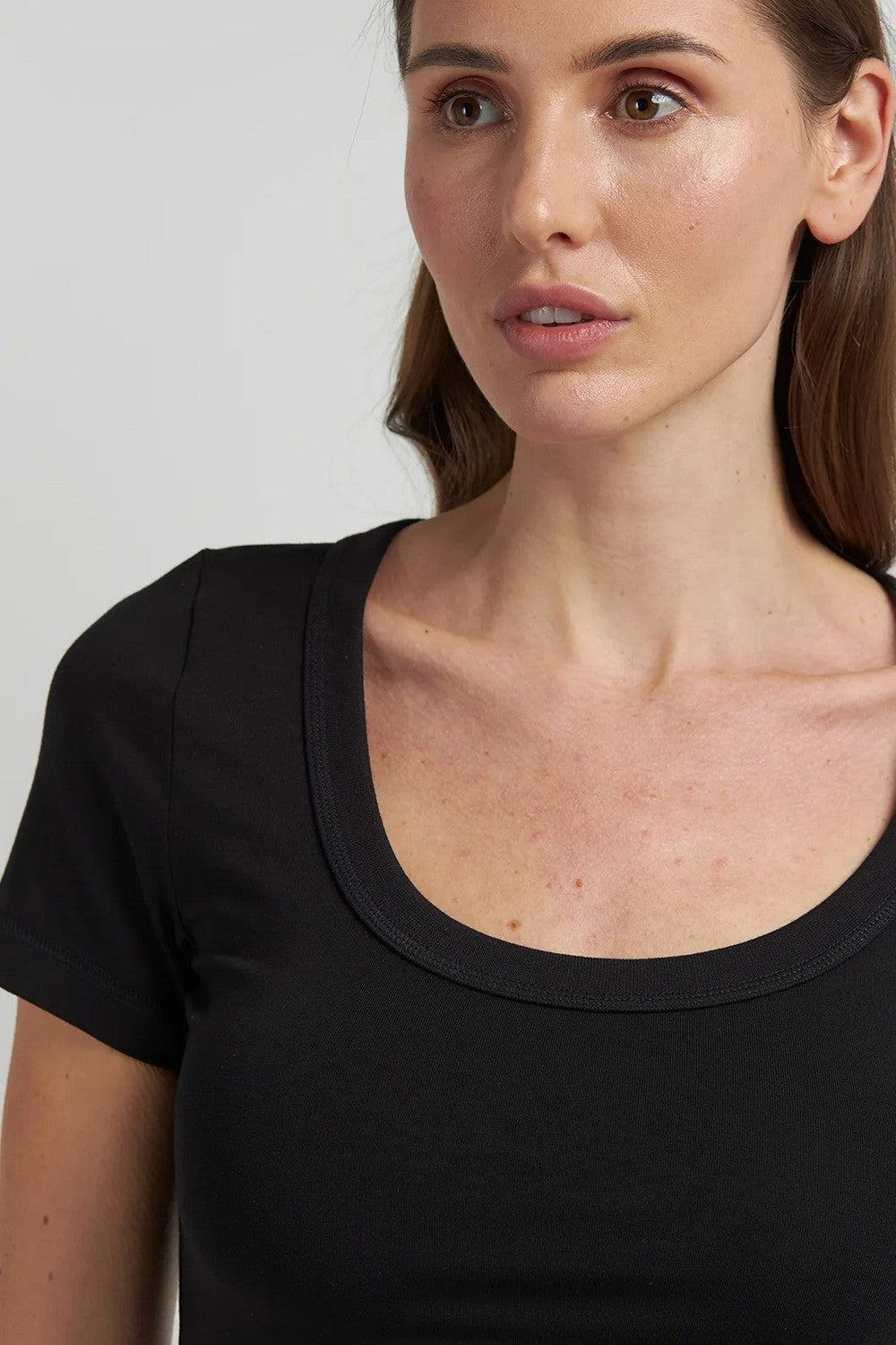 Футболка з бавовни LSK 20/14/02 Basic black