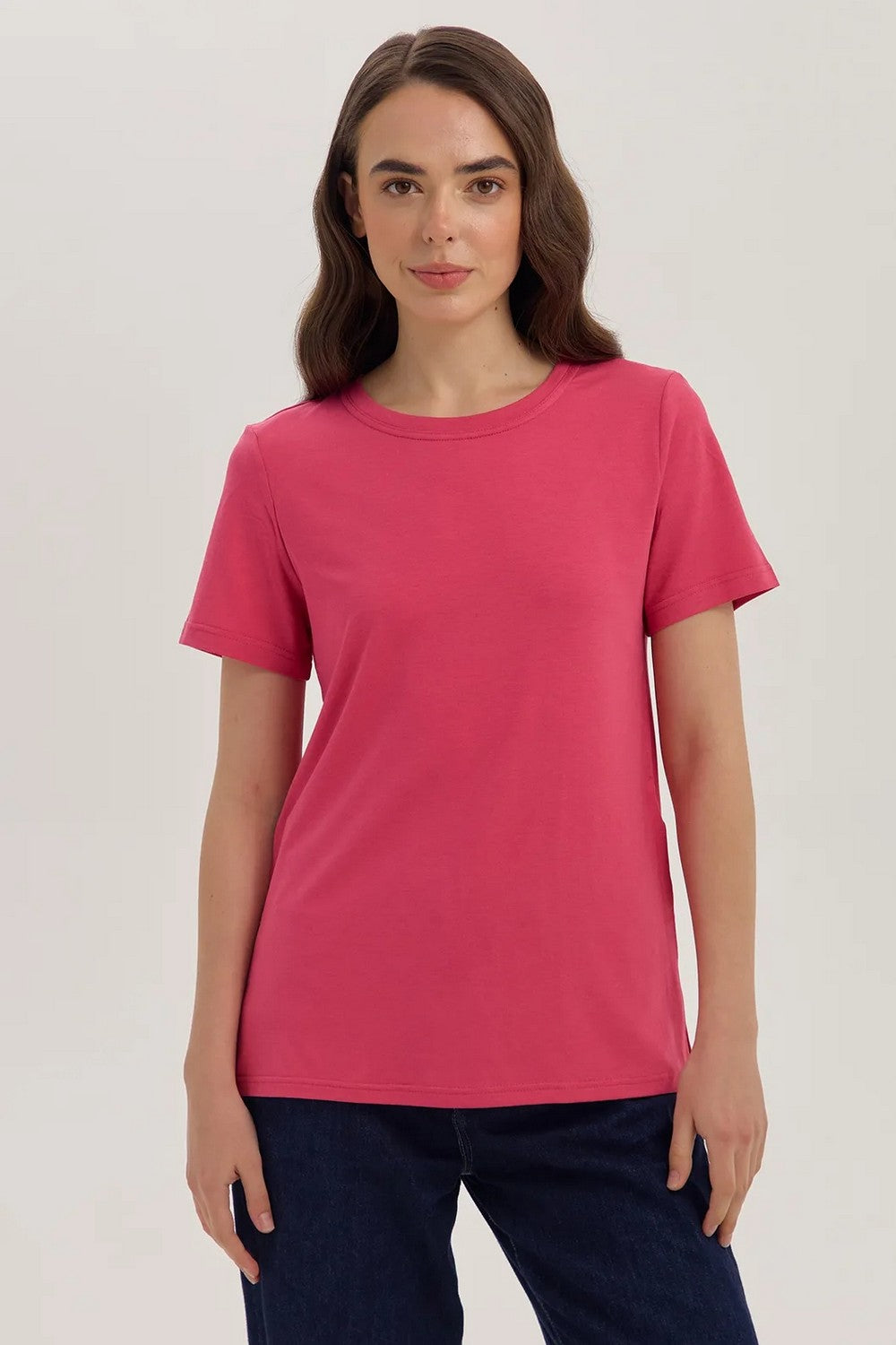 Футболка из модала LSM 20/16/01 Miss Color pink