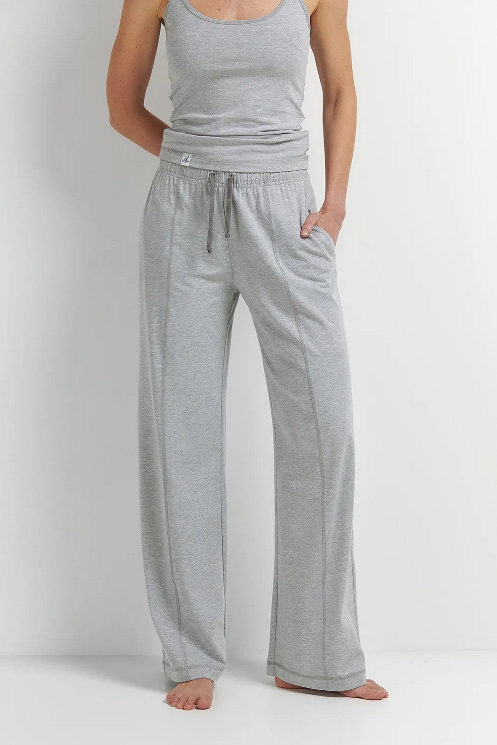 Брюки из хлопка LTK 80/23/03 Basic gray