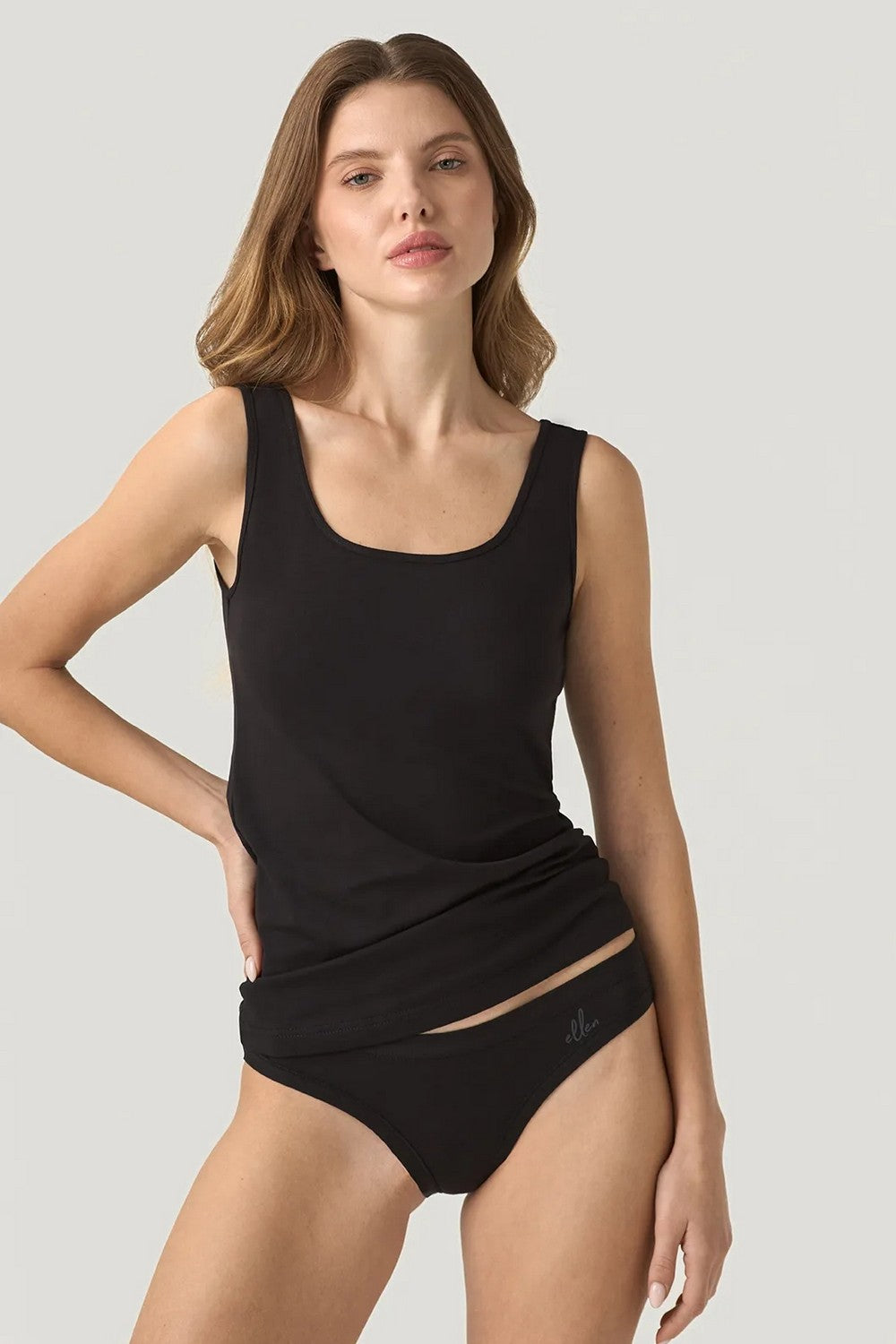 Майка на широких бретелях LVSK 403/00/02 Miss Comfort black