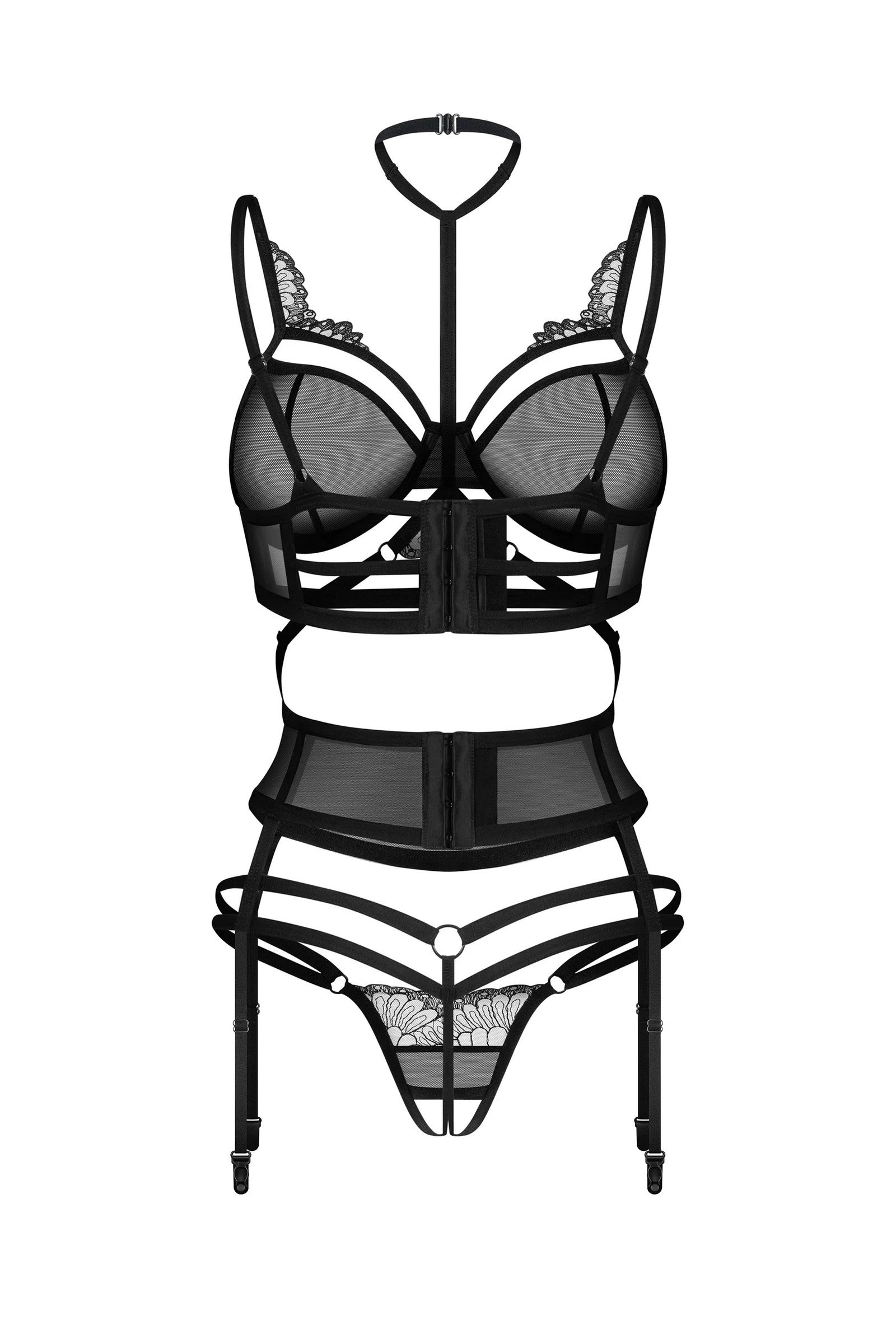 Эротический комплект Premisis set black