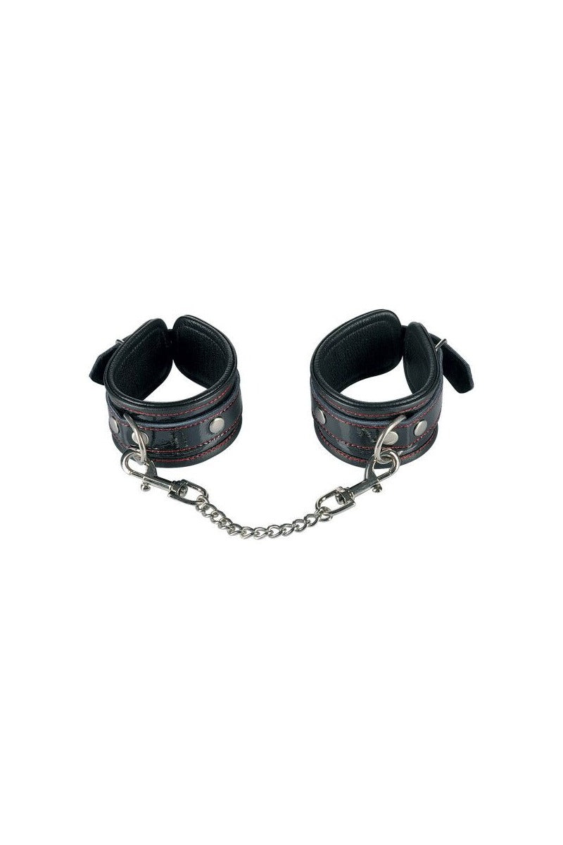 Наручники из лаковой кожи Premium Patent leather handcuffs