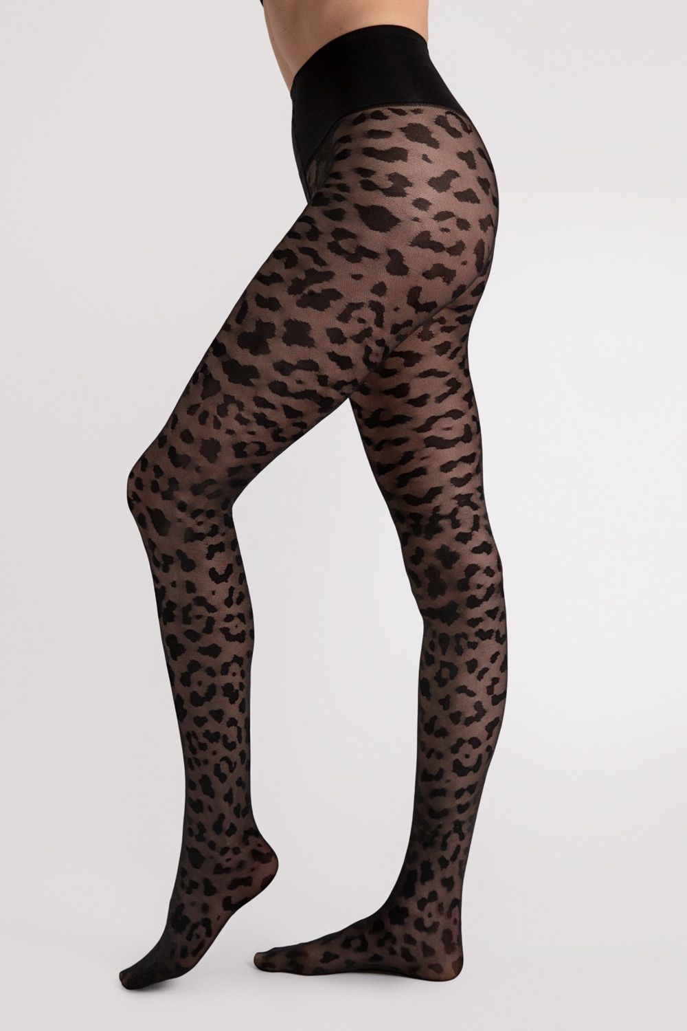 Матовые колготки с принтом Echo F5005