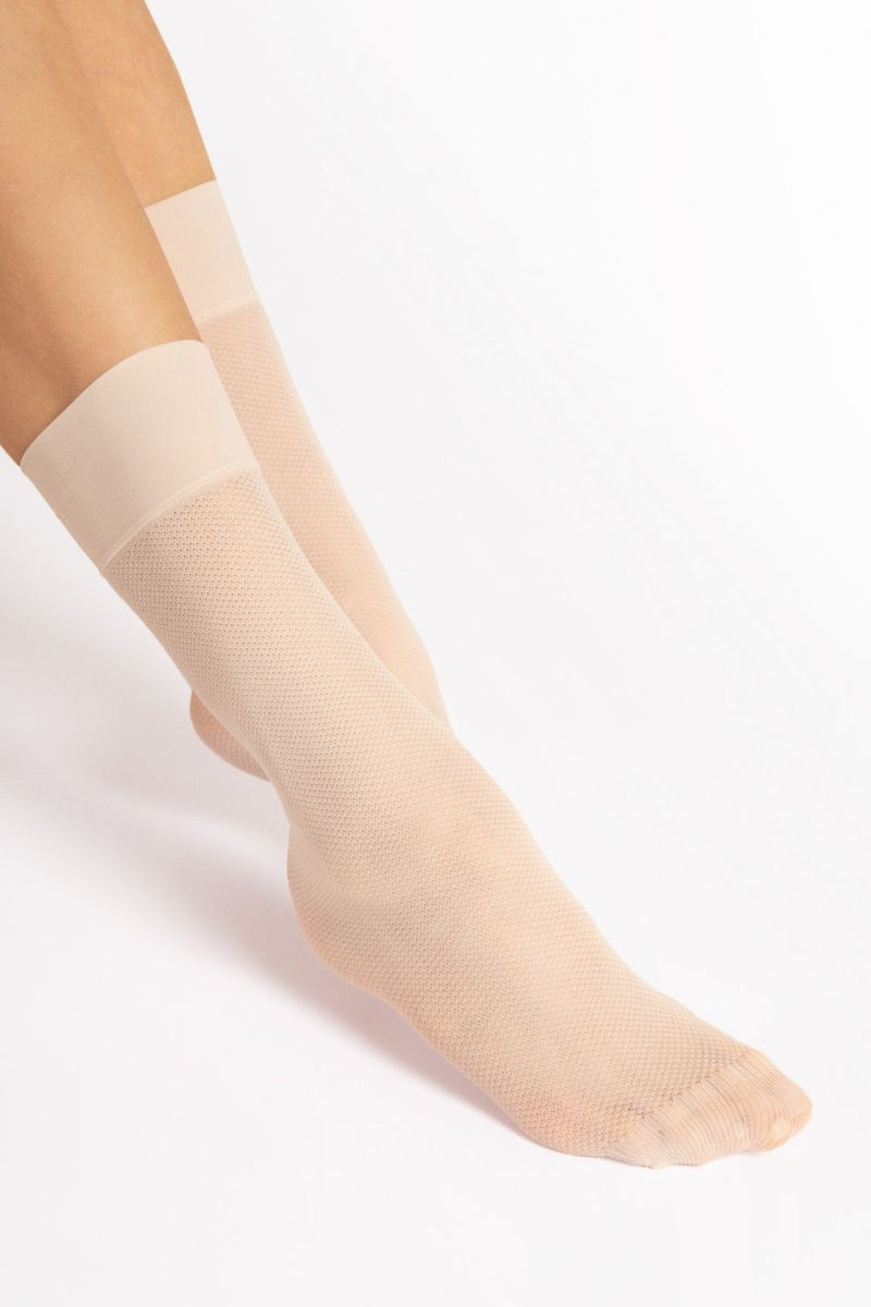 Высокие сетчастые носки Foxtrot G1168