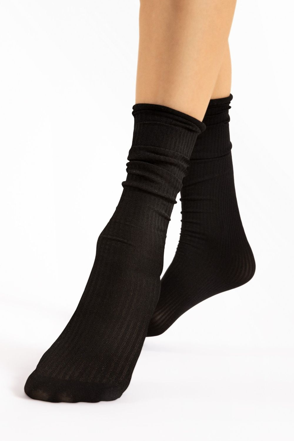 Удлиненные носки в полоску Cool Milk G1169