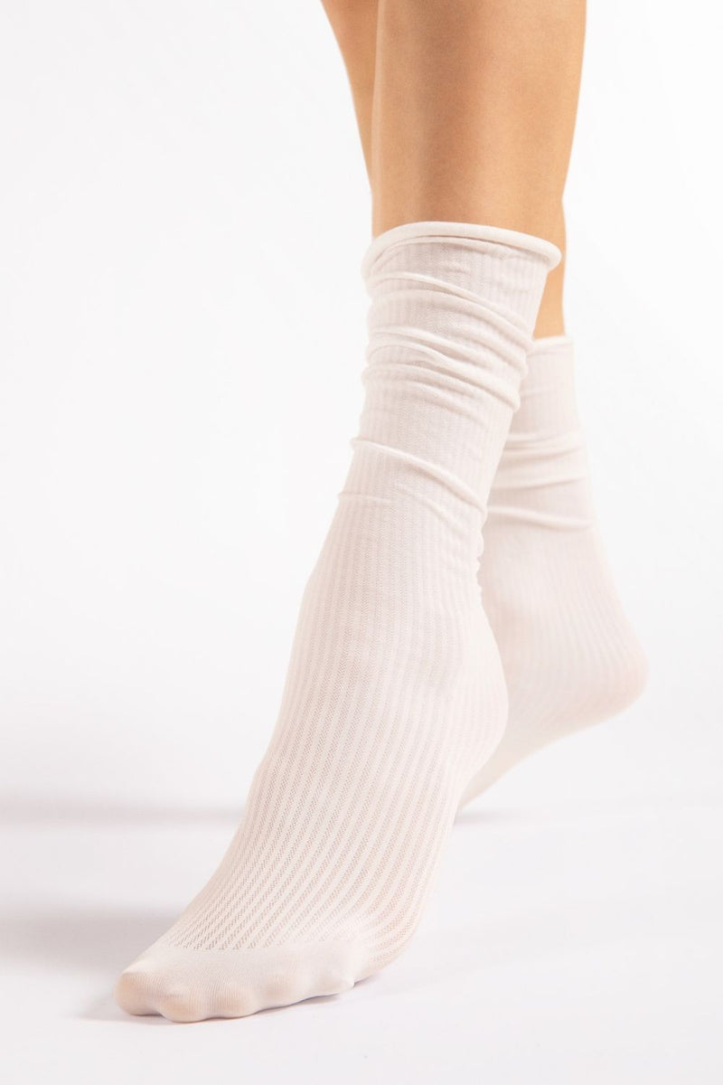 Удлиненные носки в полоску Cool Milk G1169