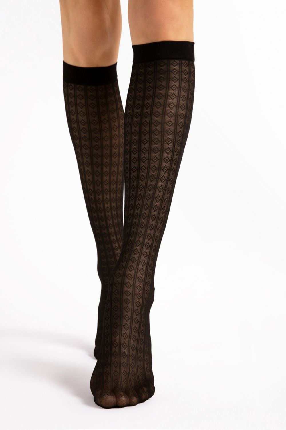 Матовые гольфы с узором Diamond G2147