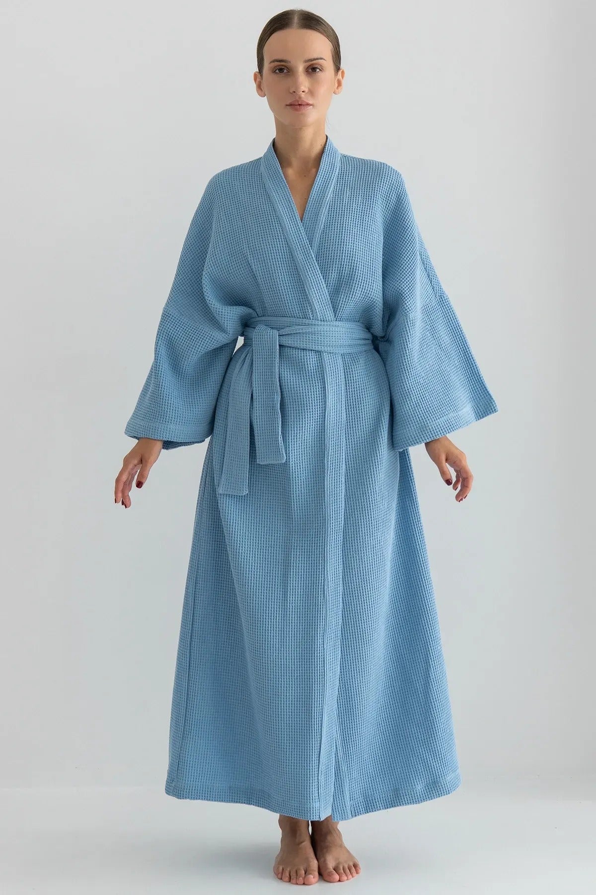 Хлопковый халат-кимоно Azure HL0035-04-04