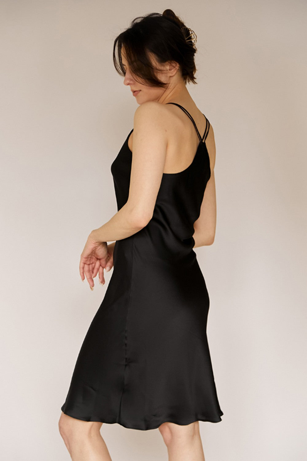 Шелковая сорочка Black SH0007-18-02