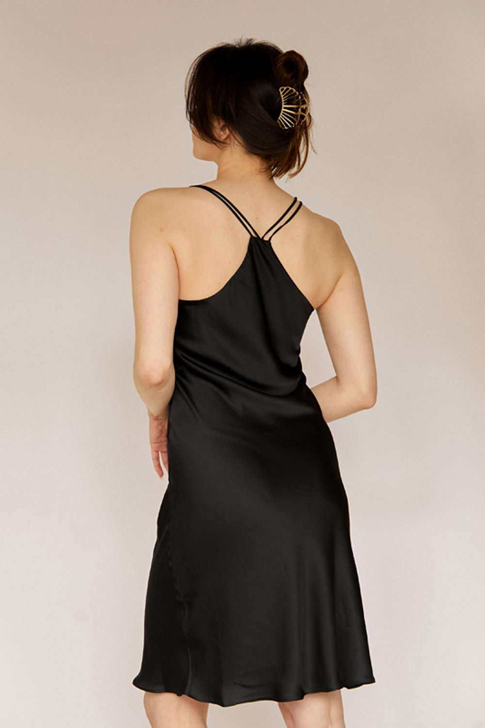 Шелковая сорочка Black SH0007-18-02