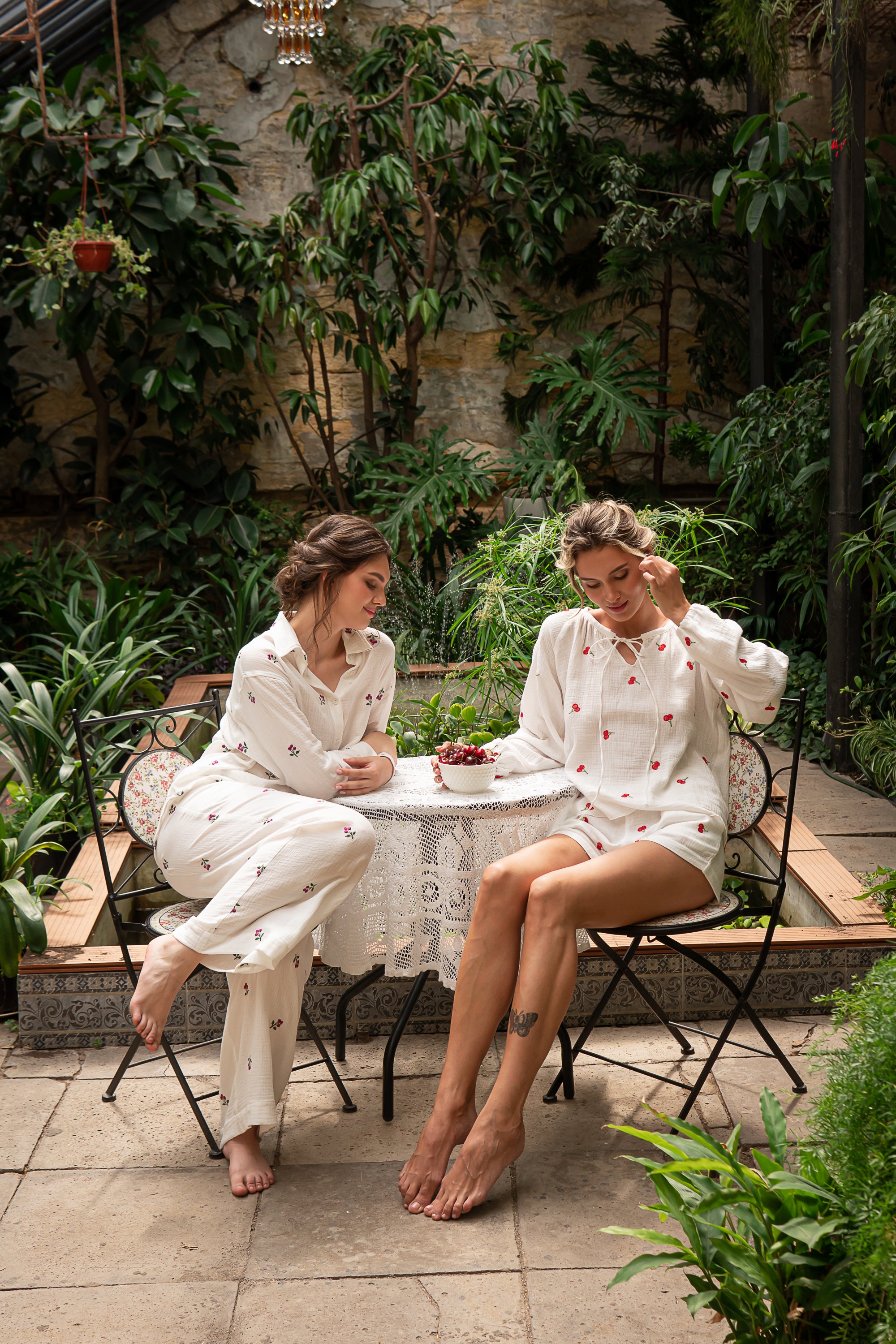 Пижамные шорты из муслина Cherry ML0068-38-08