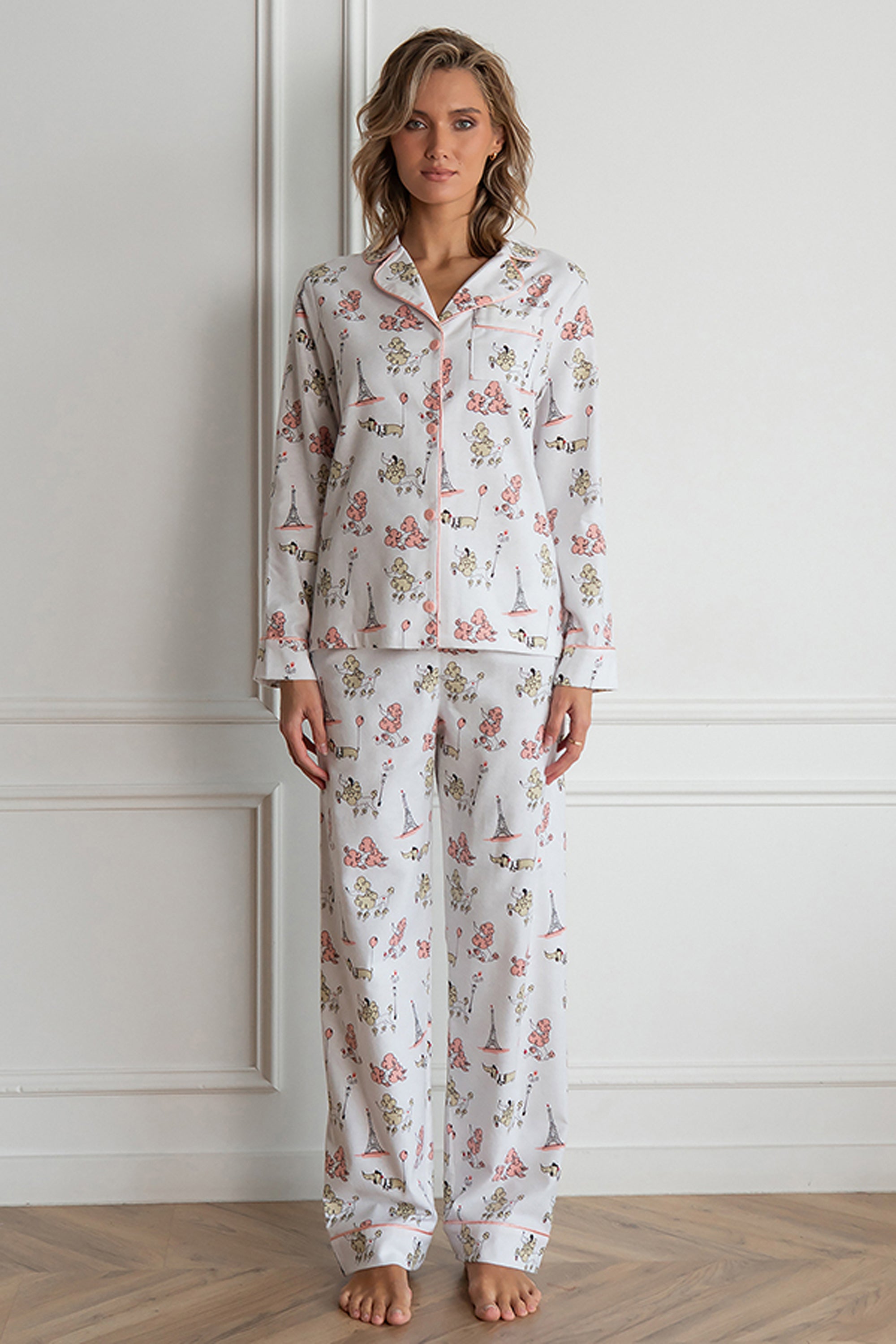 Фланелевая пижама с брюками Paris FL0010-66-69