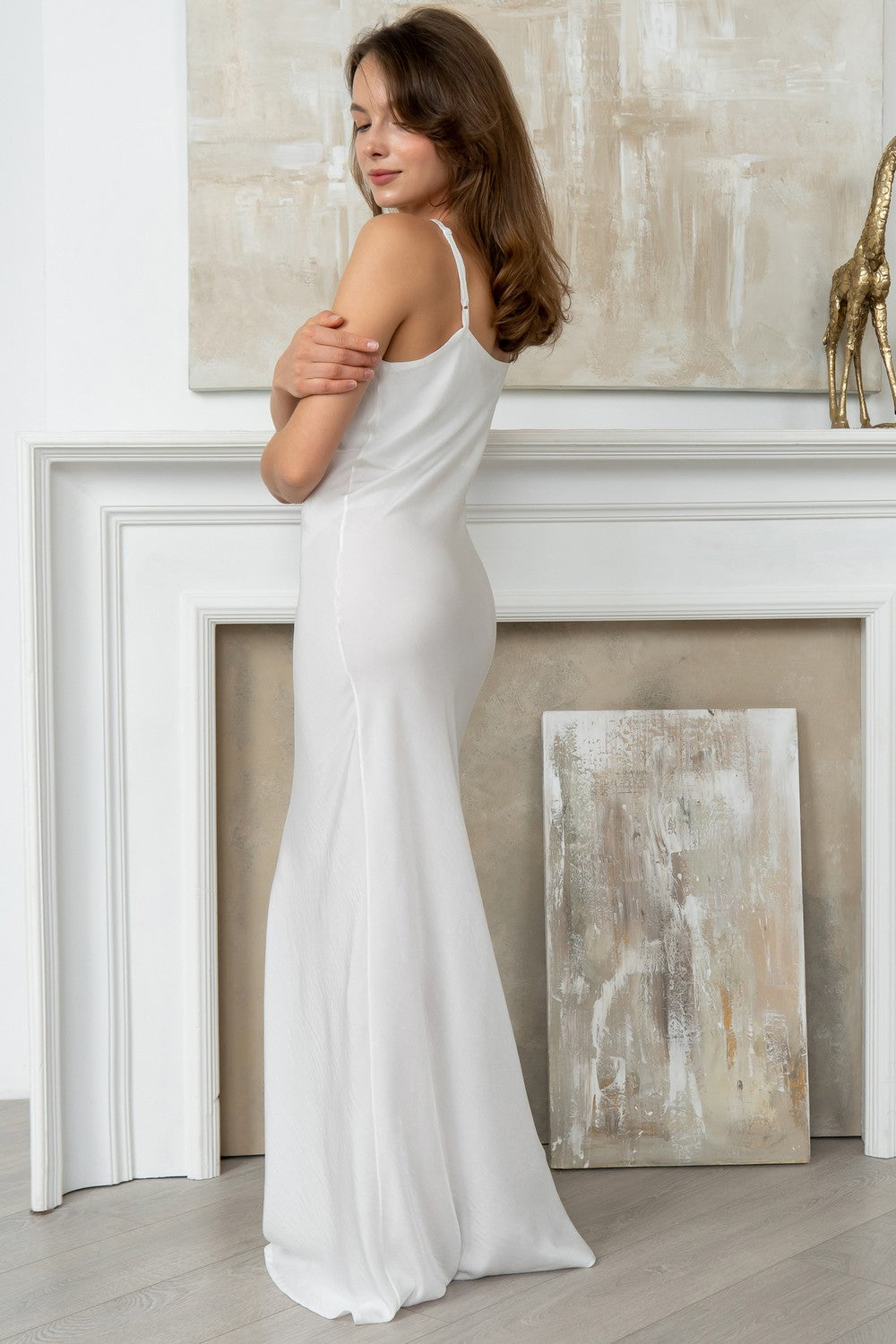 Шелковое платье-комбинация Mia SL0055-09-02