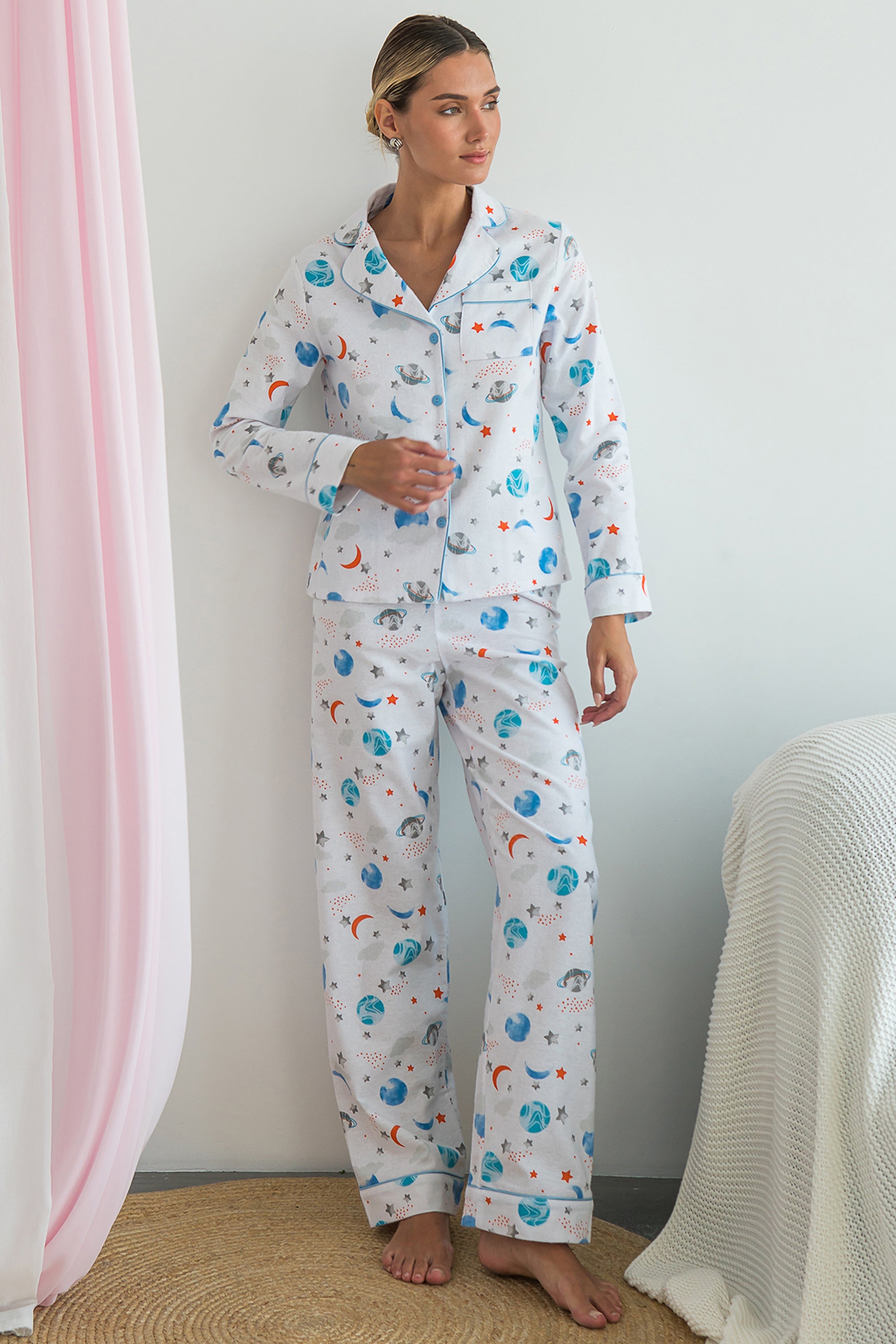 Фланелева піжама Space FL0010-18-69