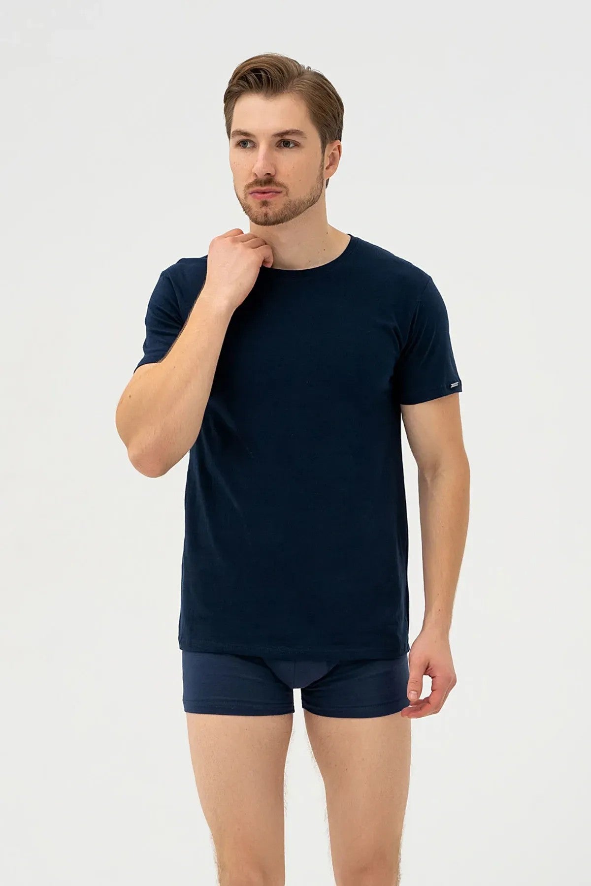 Мужская футболка из хлопка 202 New granat