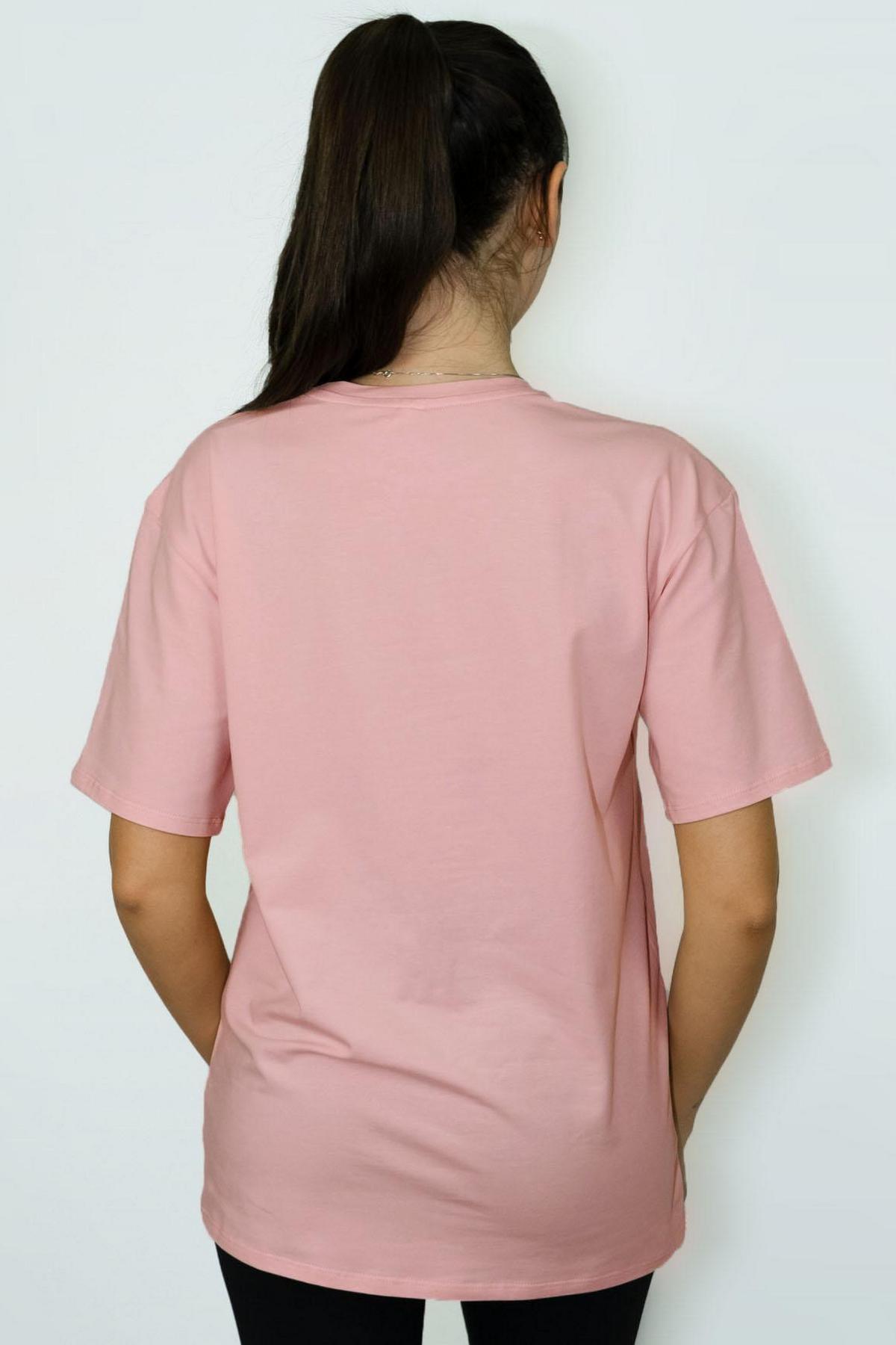 Хлопковая футболка оверсайз 1259/16139