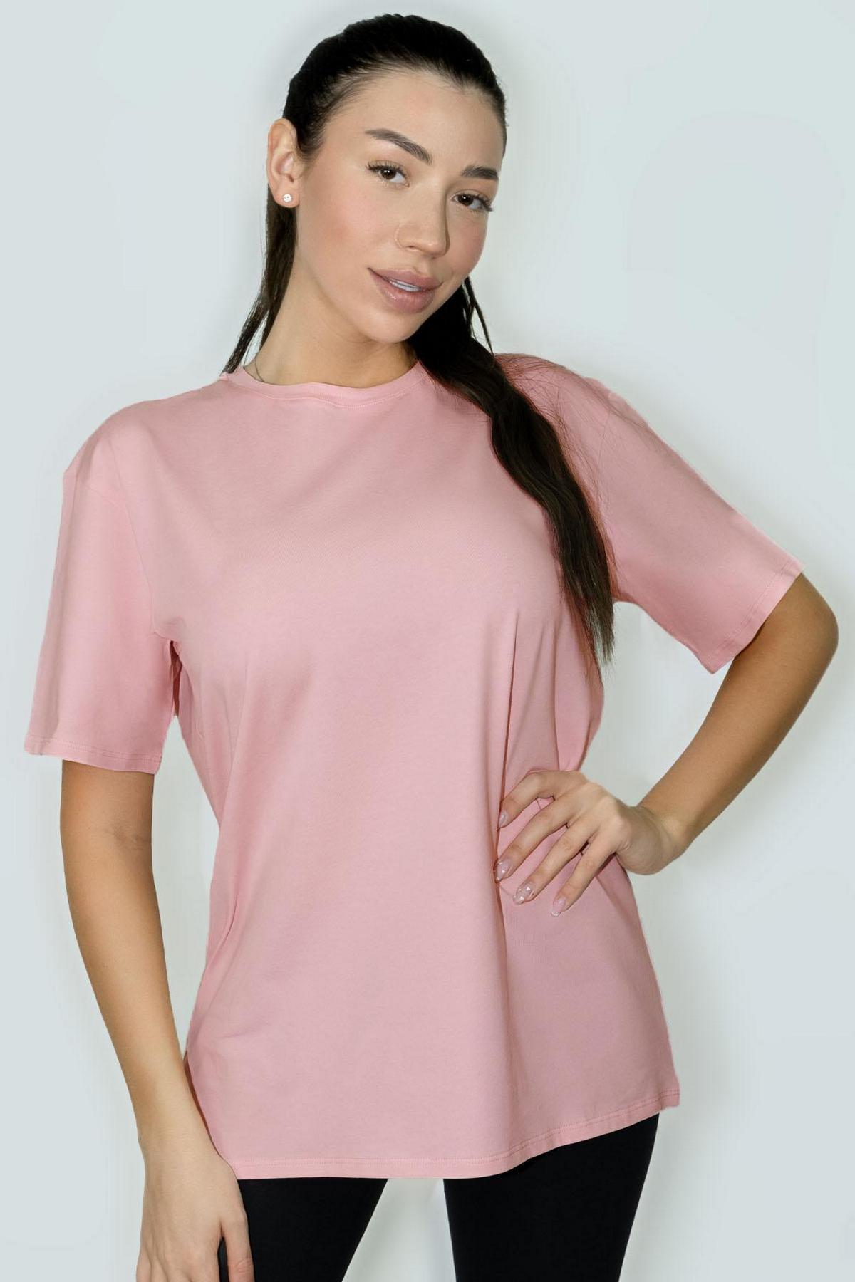 Хлопковая футболка оверсайз 1259/16139