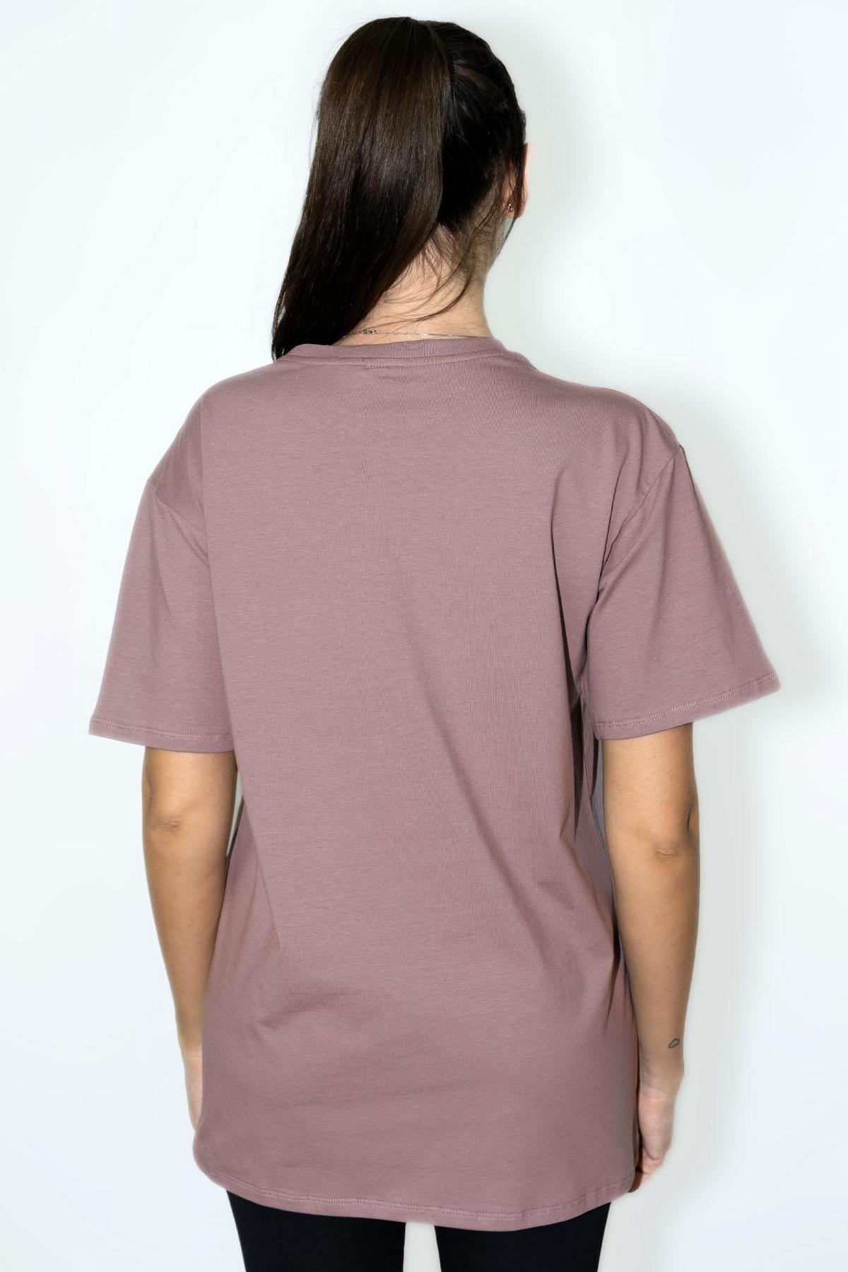 Хлопковая футболка оверсайз 1259/16510