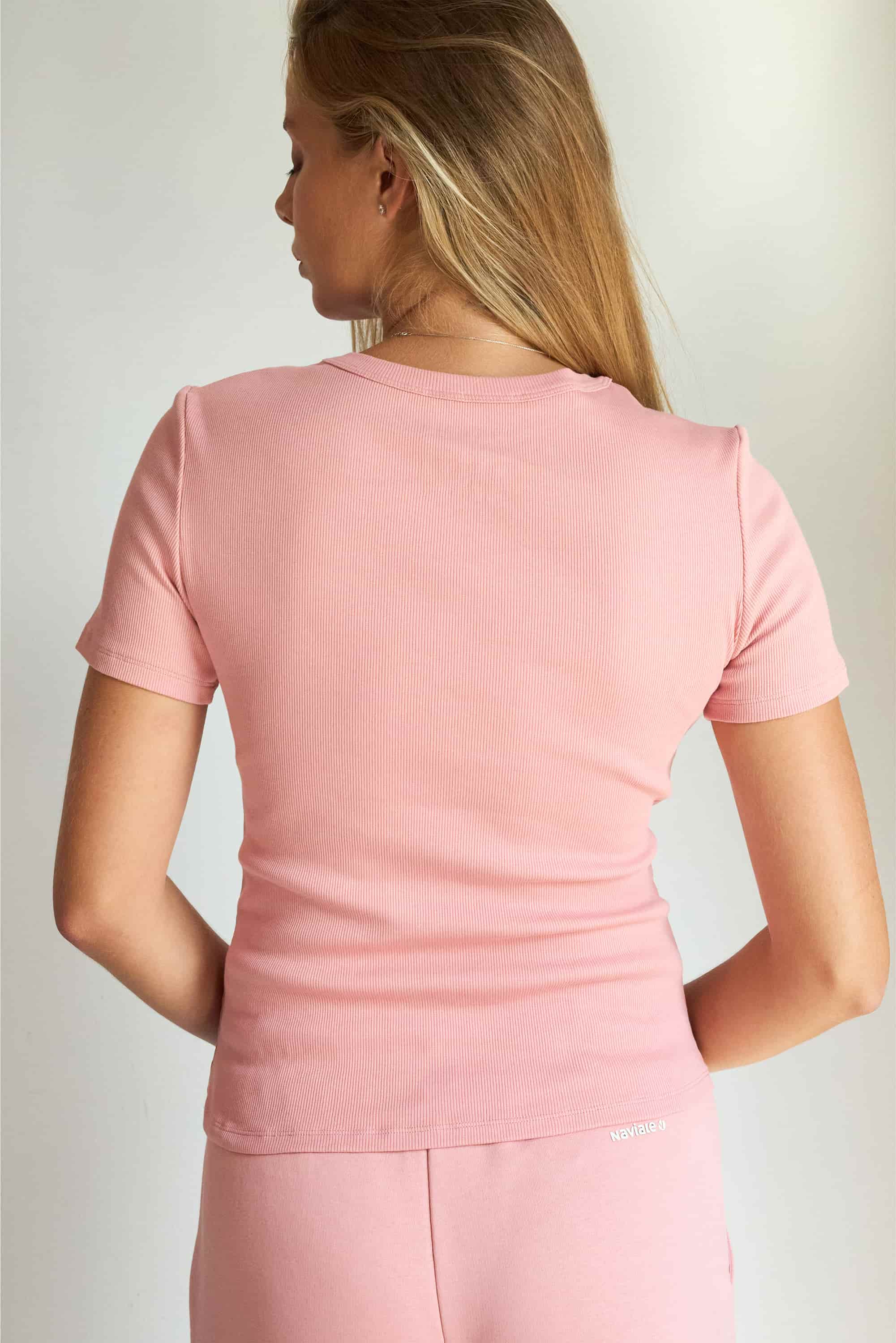 Футболка у рубчик LH320-02 Malibu rose