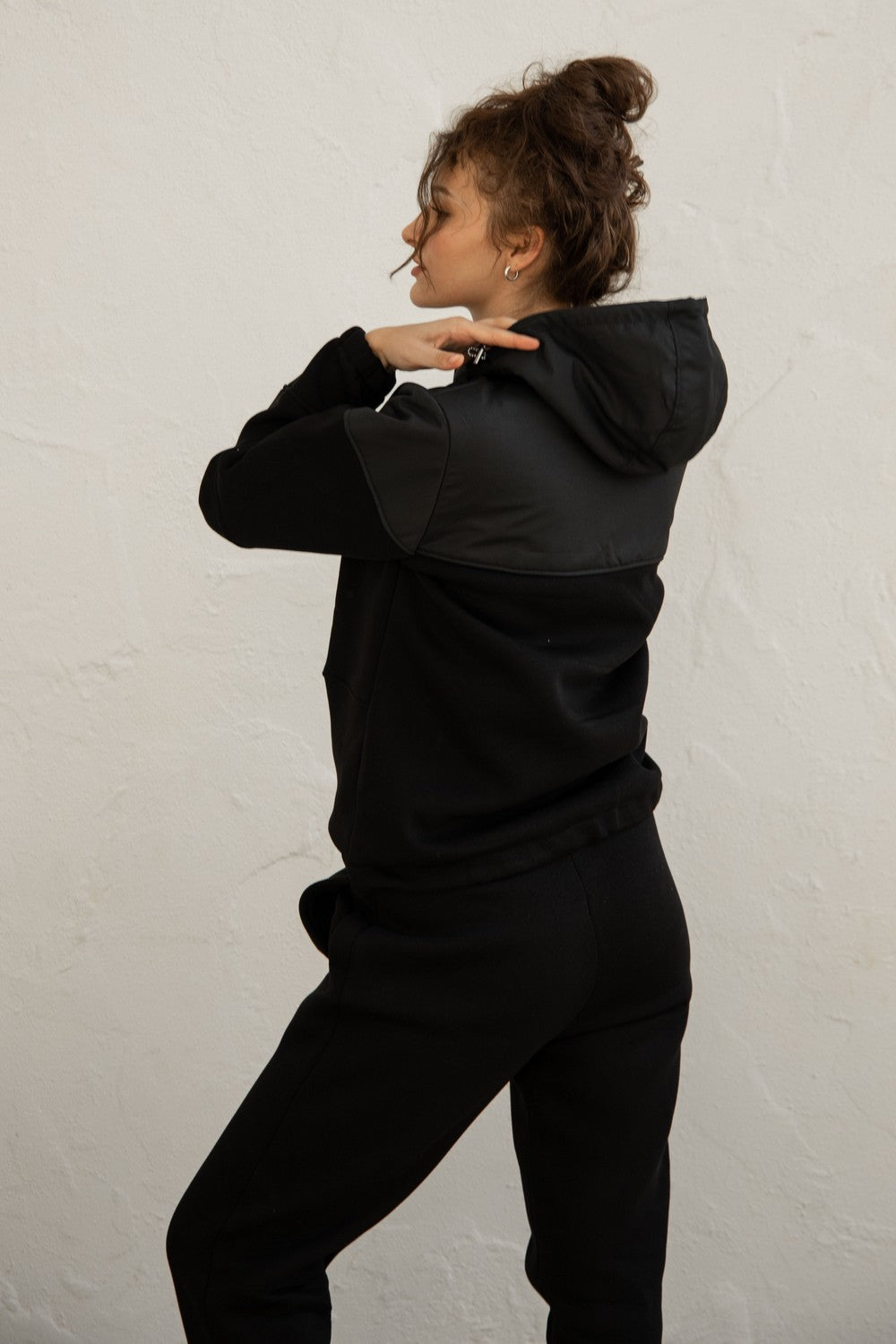 Спортивний костюм на флісі 23009 black