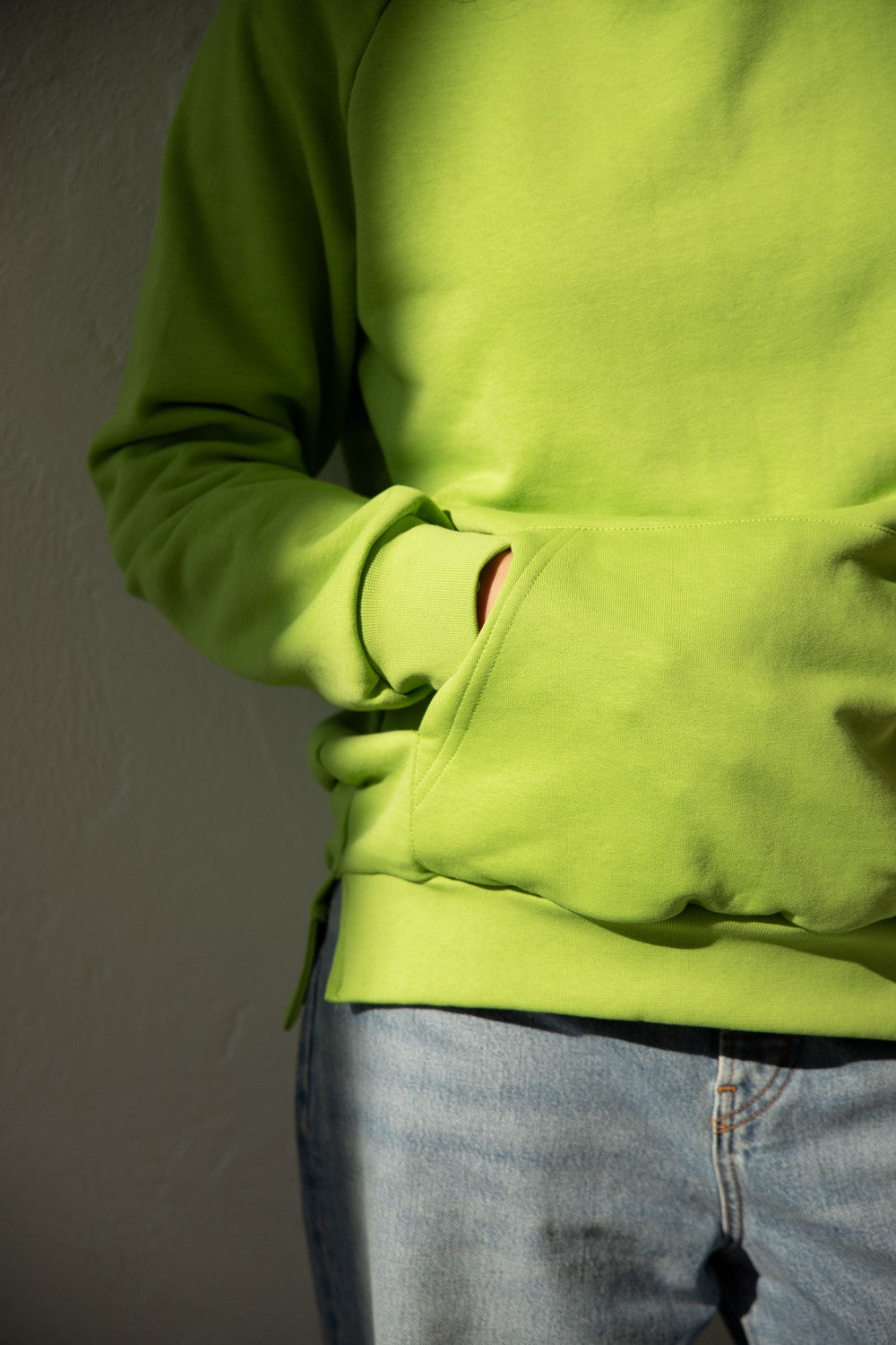 Бавовняне худі з капюшоном 23135 green