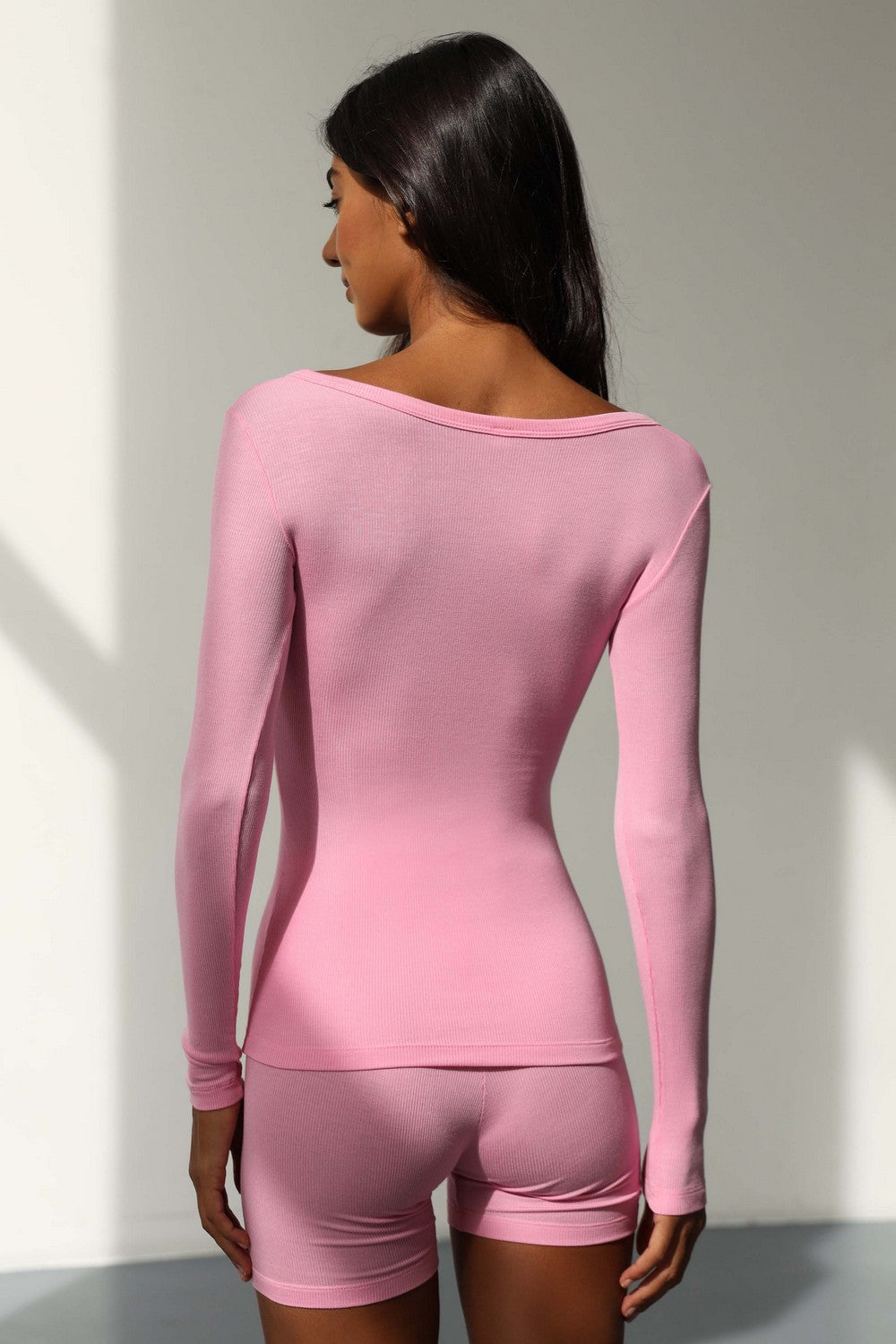 Велосипедки у рубчик 24112 pink